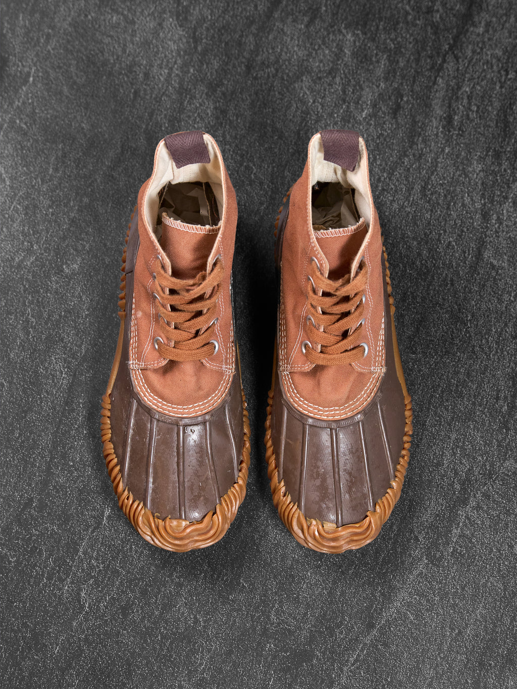 Junya Watanabe CDG MAN Decoy Duck Mid-Folk Boots Brown EU 42