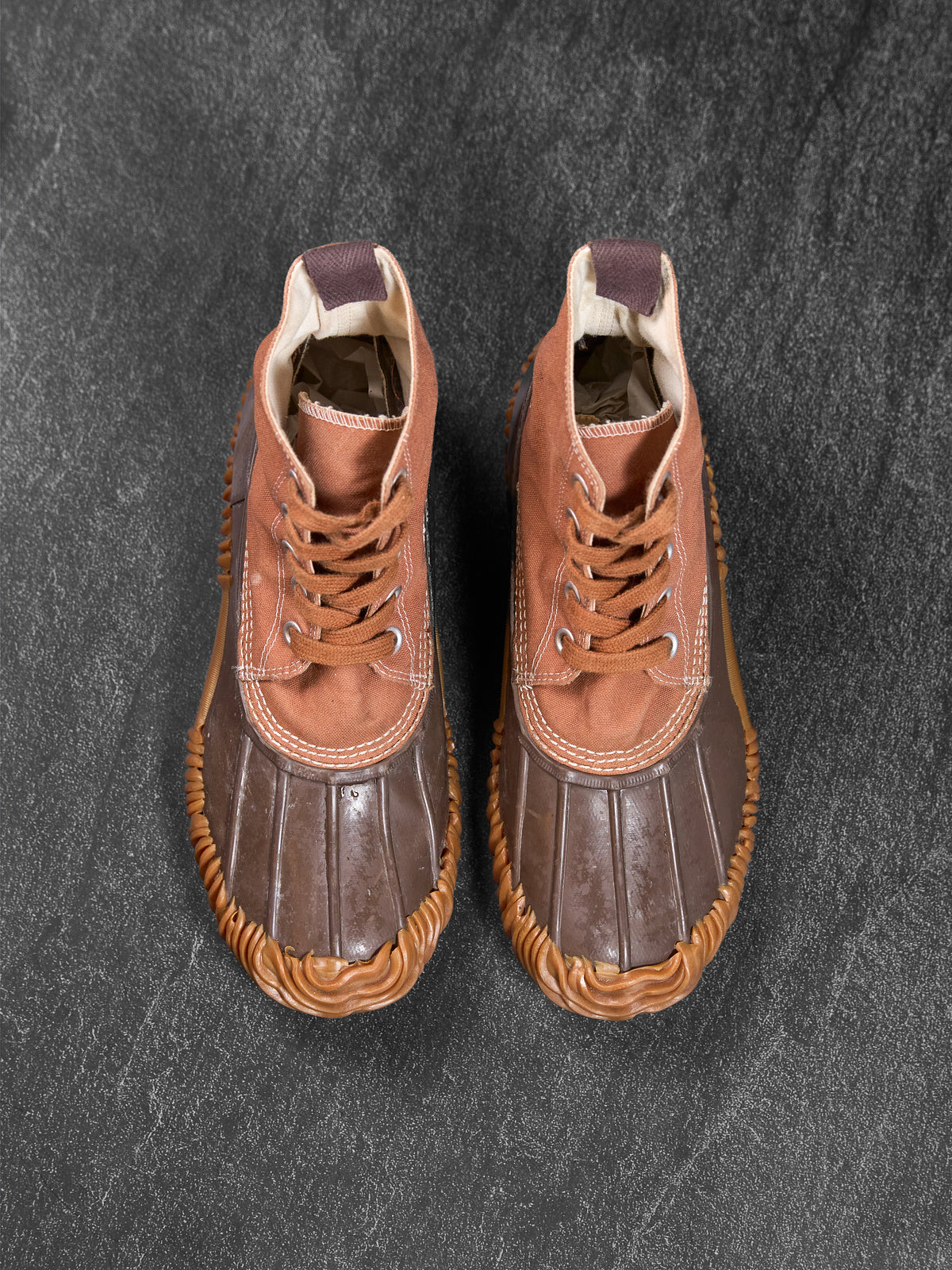 Junya Watanabe CDG MAN Decoy Duck Mid-Folk Boots Brown EU 42