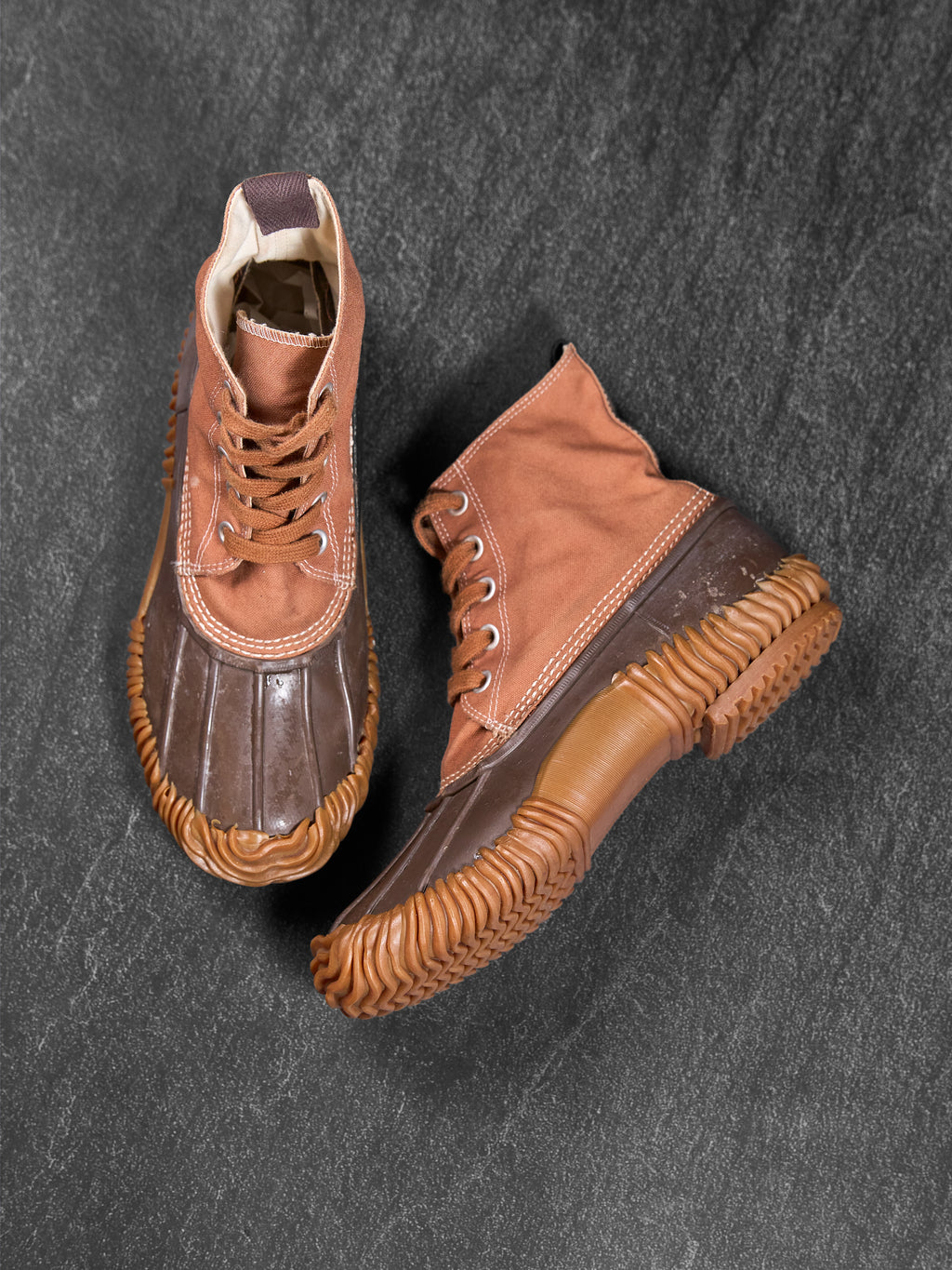 Junya Watanabe CDG MAN Decoy Duck Mid-Folk Boots Brown EU 42