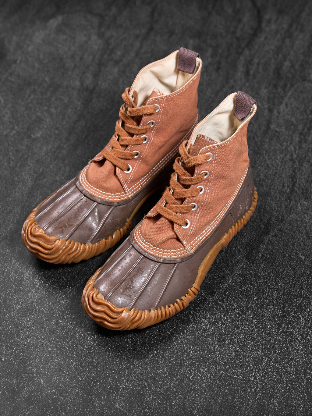 Junya Watanabe CDG MAN Decoy Duck Mid-Folk Boots Brown EU 42