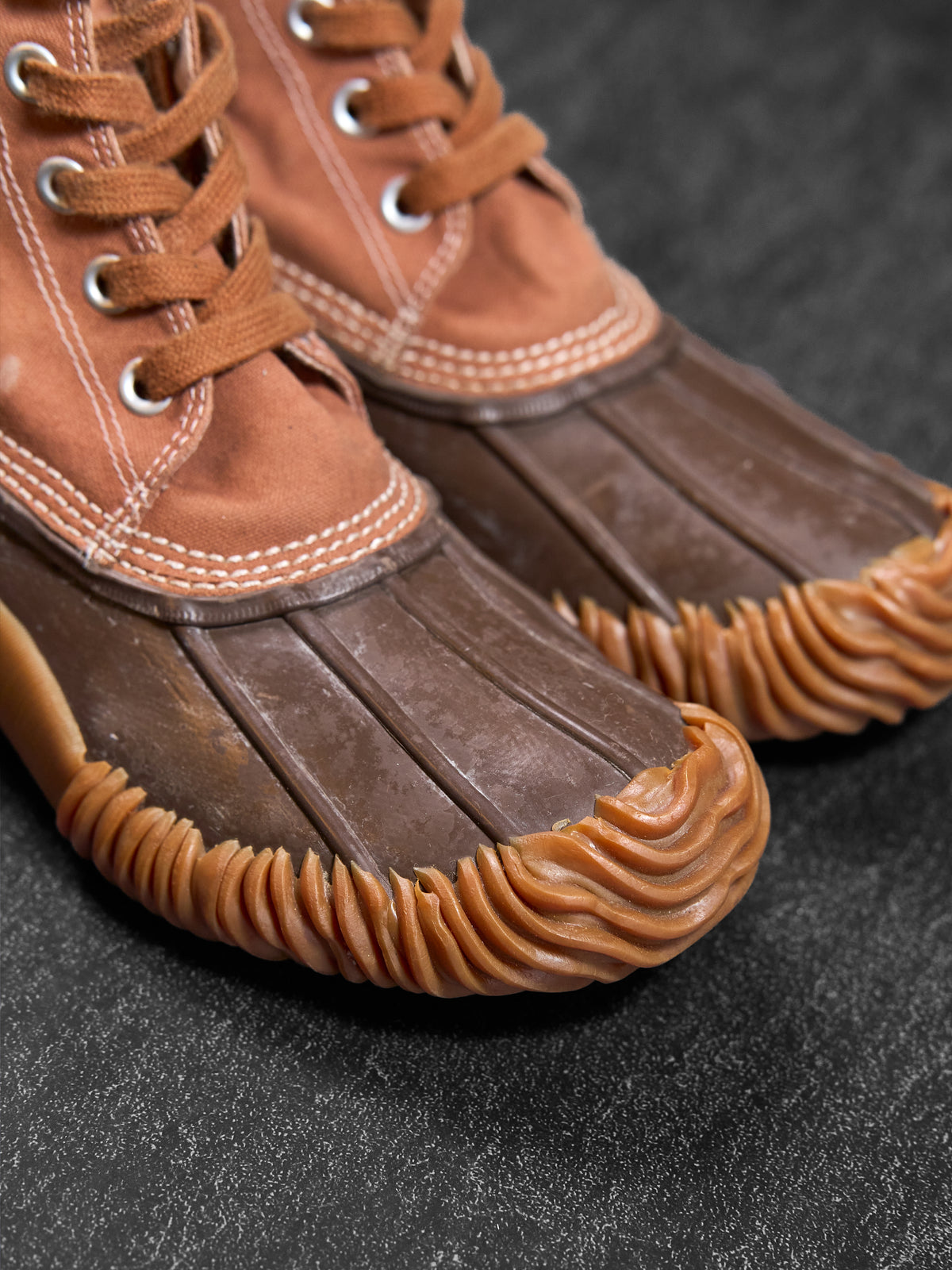 Junya Watanabe CDG MAN Decoy Duck Mid-Folk Boots Brown EU 42