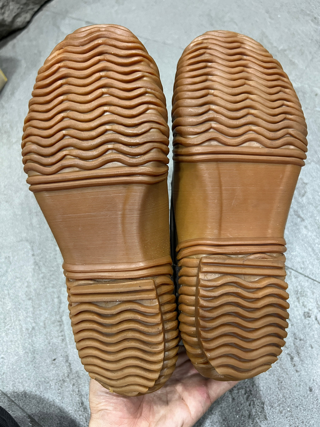 Junya Watanabe CDG MAN Decoy Duck Mid-Folk Boots Brown EU 42