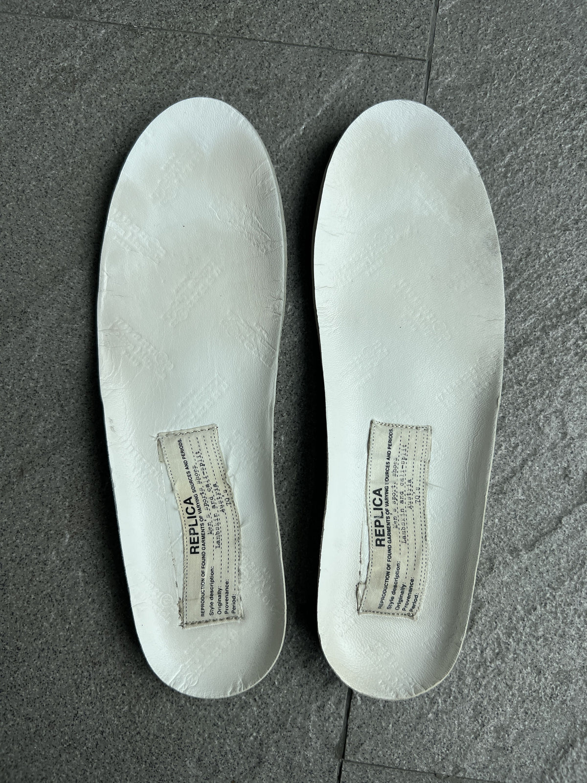 Maison Margiela Classic White Grey Replica GAT 36.5
