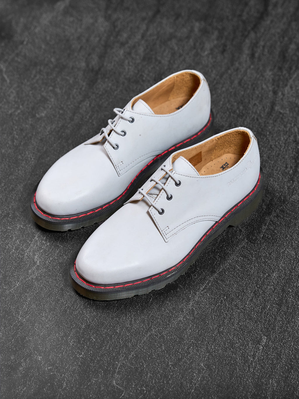 Raf Simons x Dr. Martens SS09 3-Eye Derby Shoes Bone UK 6.5