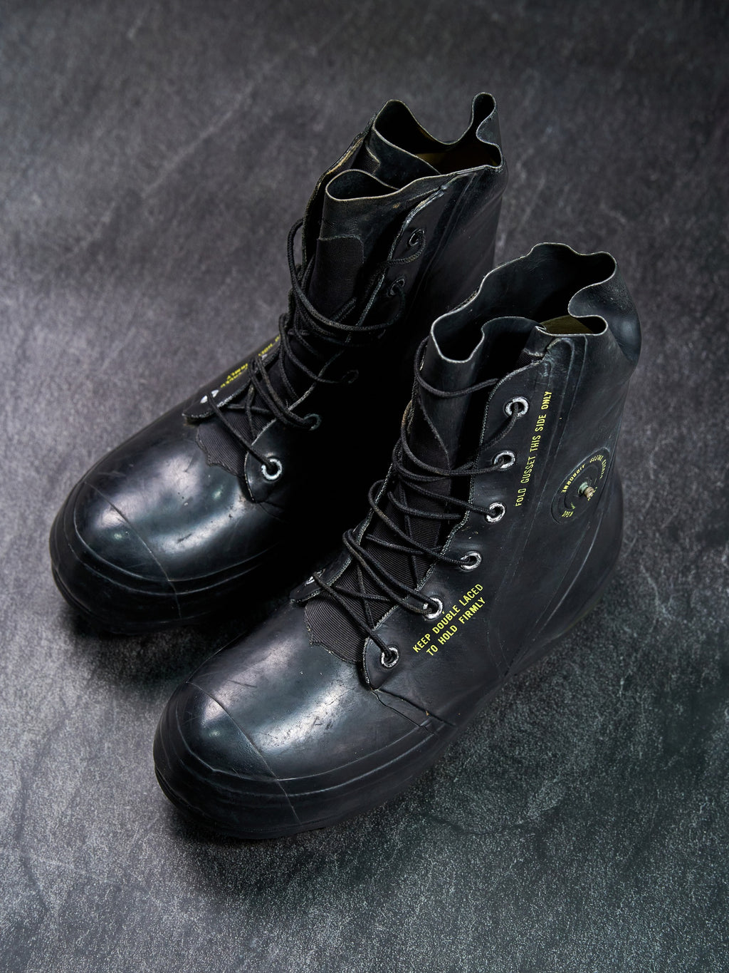 Bata Military Bunny Boots Black Rubber Extreme Cold Weather US 10R