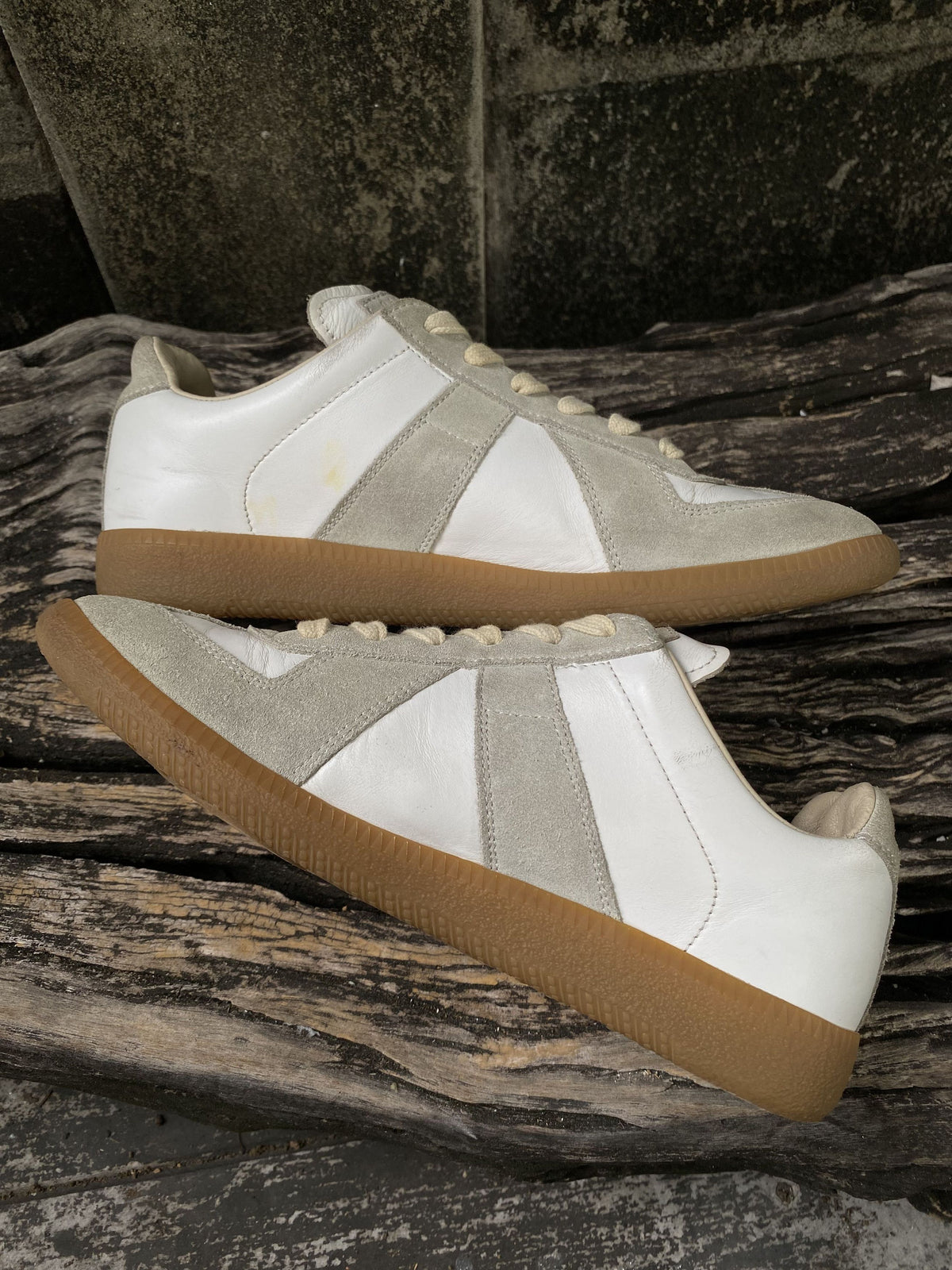 Maison Margiela Replica White Grey Gum Sneakers EU37