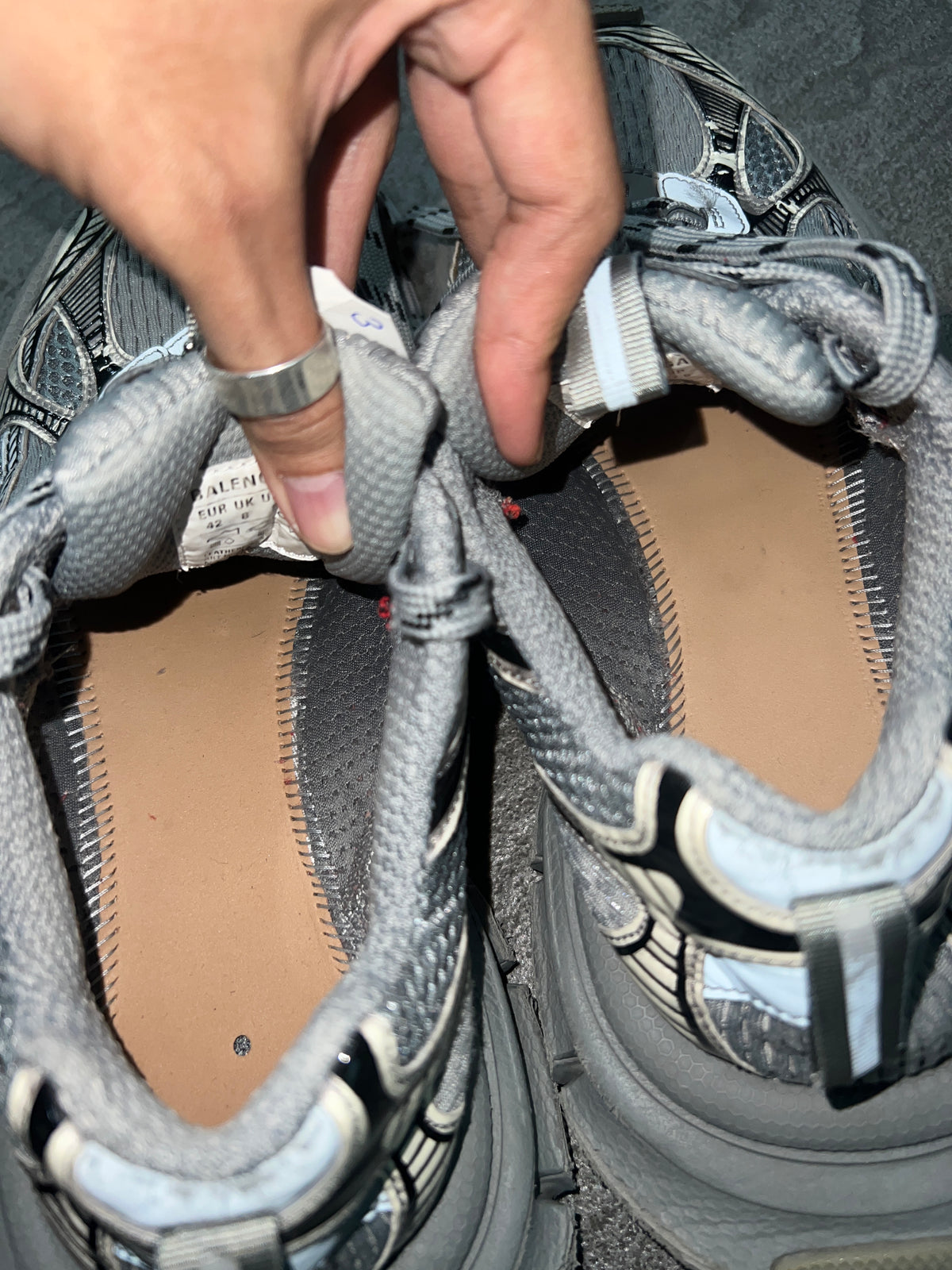 Balenciaga 3XL Sneakers Grey Mesh EU 42