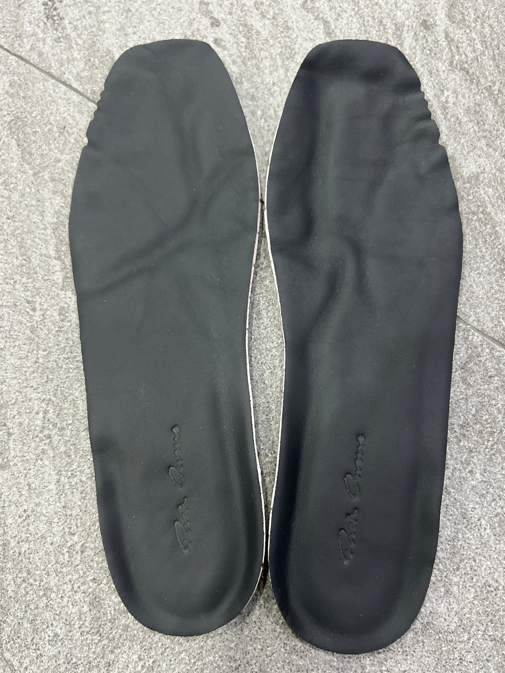 Rick Owens SS25 Geth Runner Sneakers All Black Leather EU 39