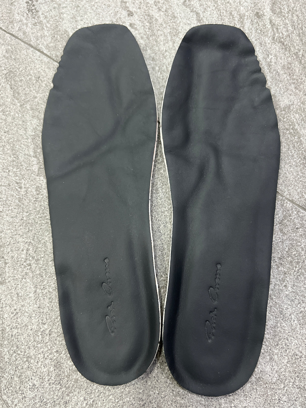 Rick Owens SS25 Geth Runner Sneakers All Black Leather EU 39