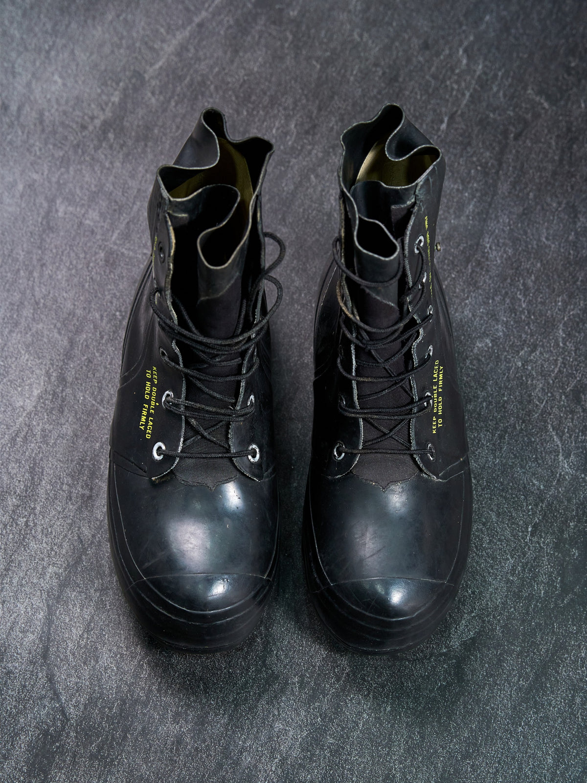 Bata Military Bunny Boots Black Rubber Extreme Cold Weather US 10R