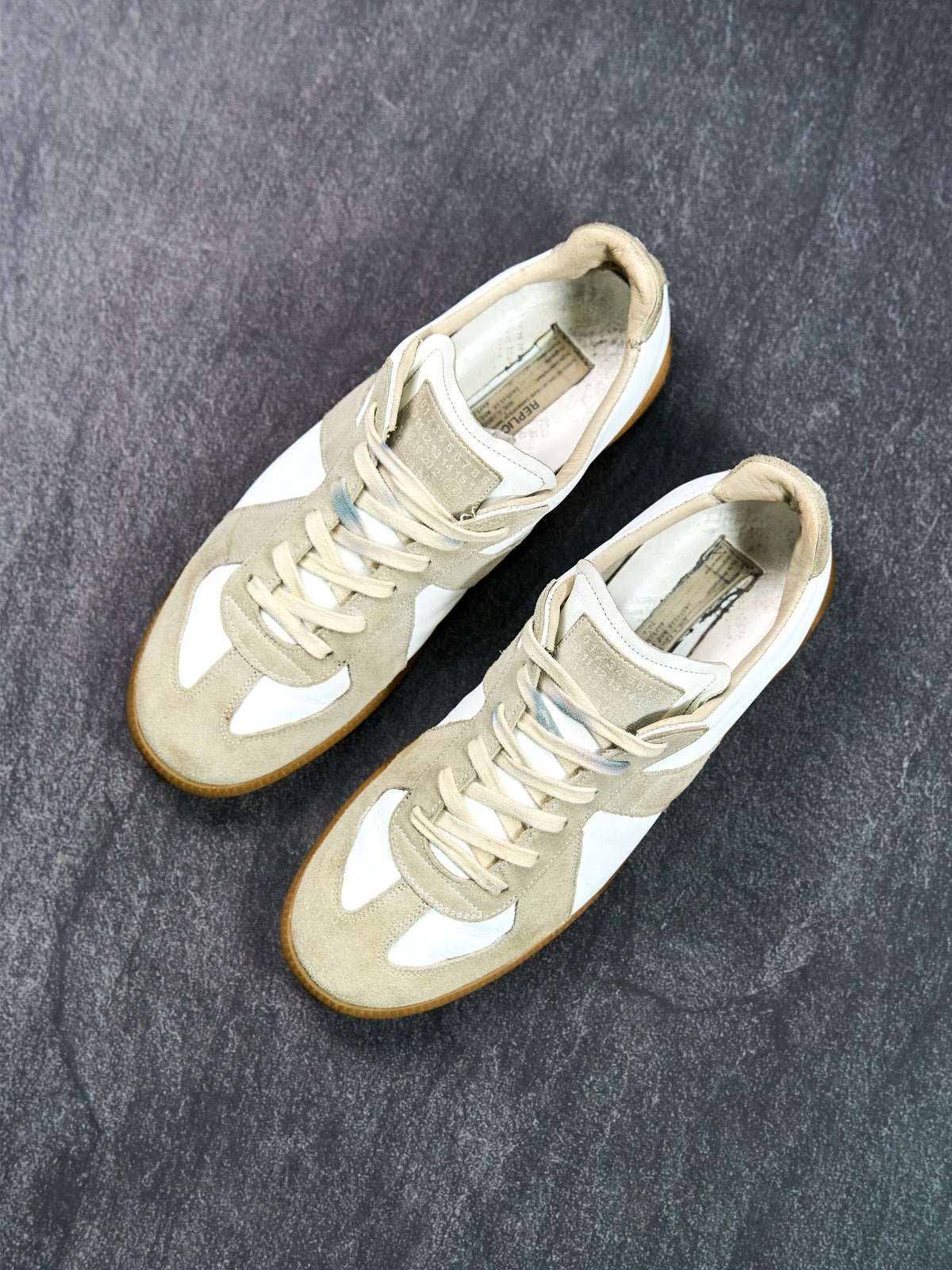 Maison Margiela Replica GATS Sneakers Gold / Beige EU 42