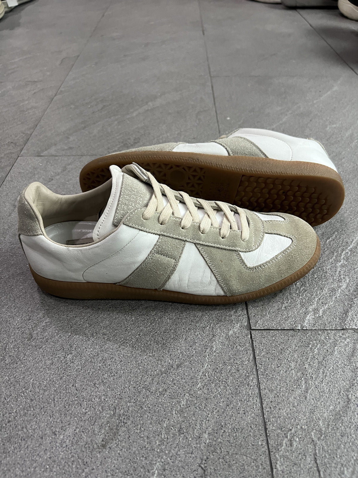 Maison Margiela Replica White Gum Sneakers 41.5