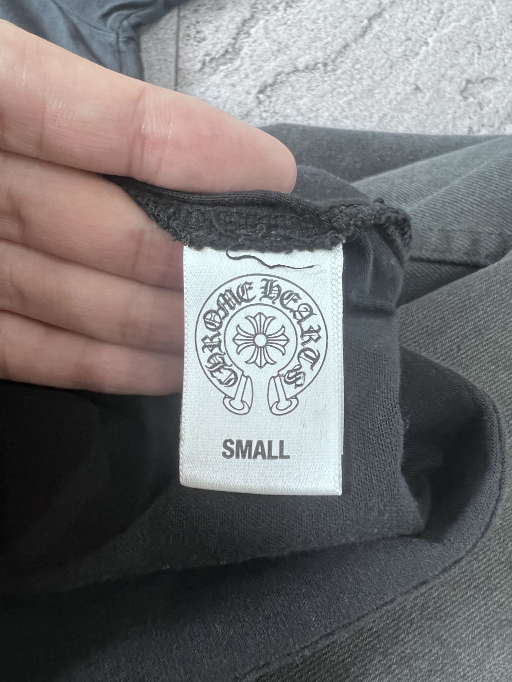 Chrome Hearts Fleur Pocket Logo V-Neck Tee Small