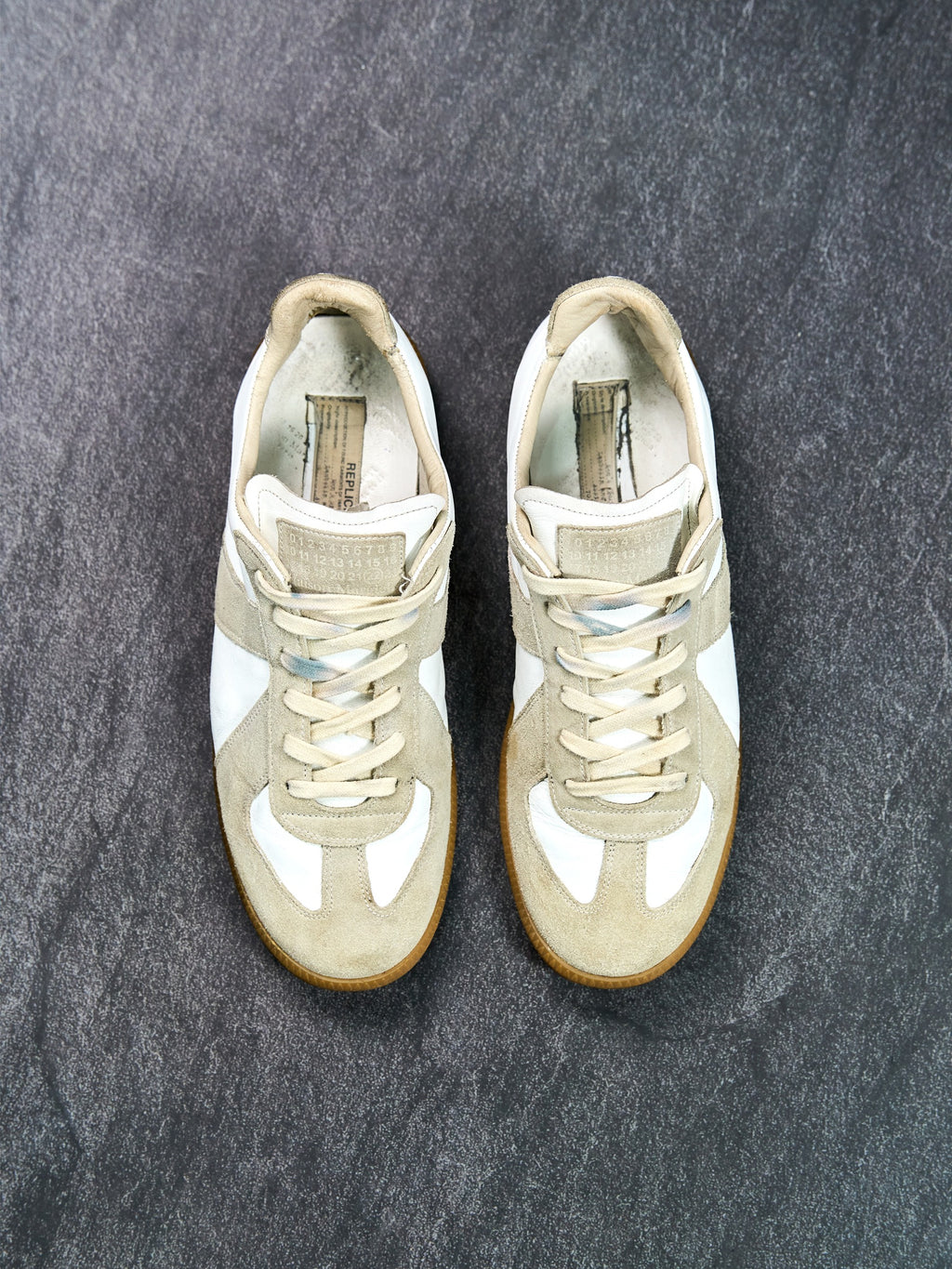 Maison Margiela Replica GATS Sneakers Gold / Beige EU 42