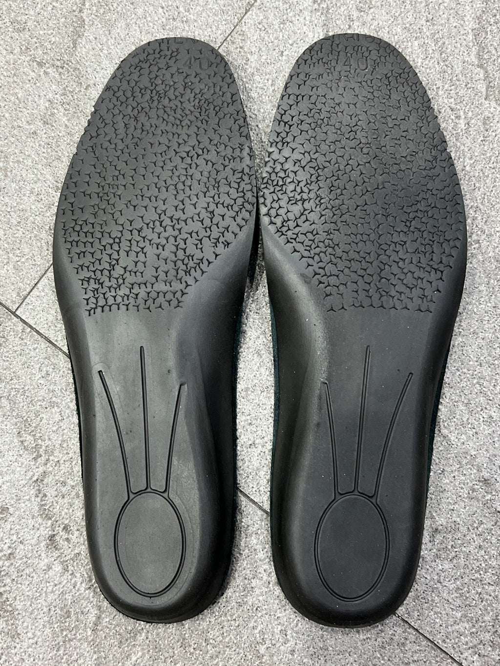 Rick Owens FW25 Slip-On Mega Tractor Boots Black Leather EU 40