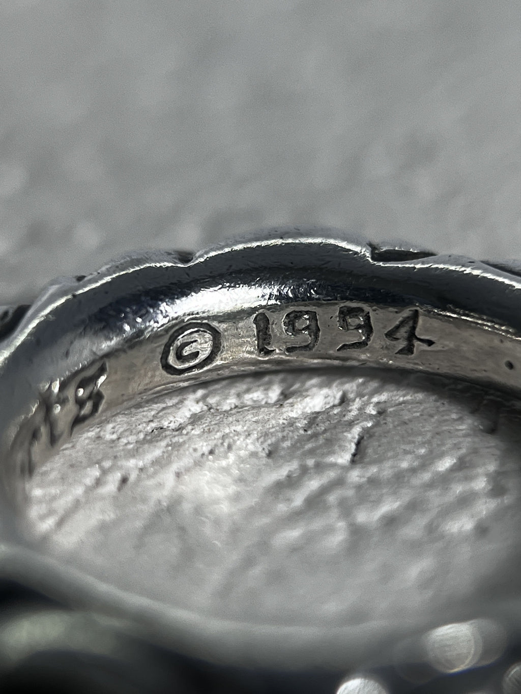 Chrome Hearts Scroll Band Ring Silver US6.5 JP13