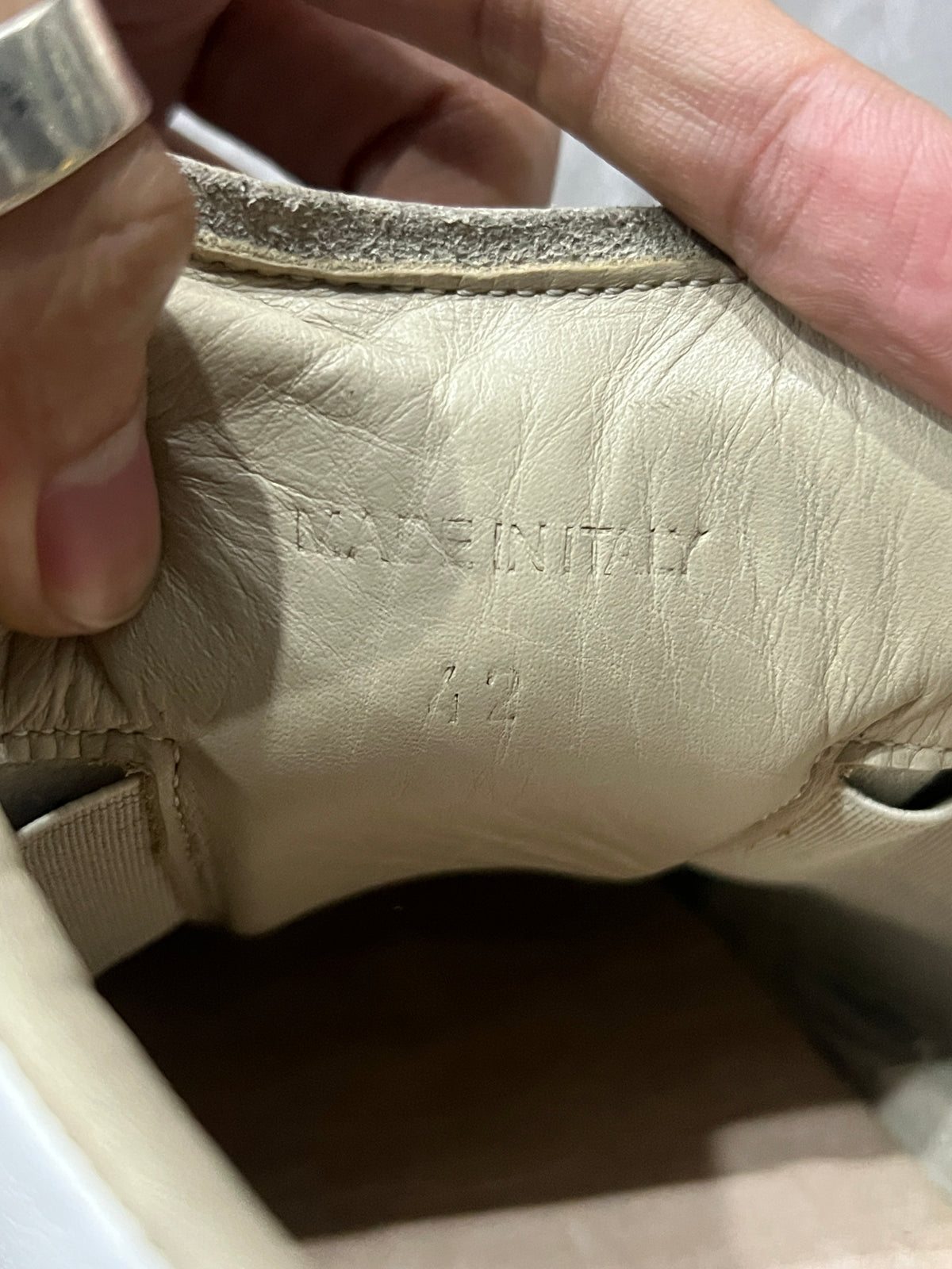 Maison Margiela Replica GATS Sneakers Gold / Beige EU 42