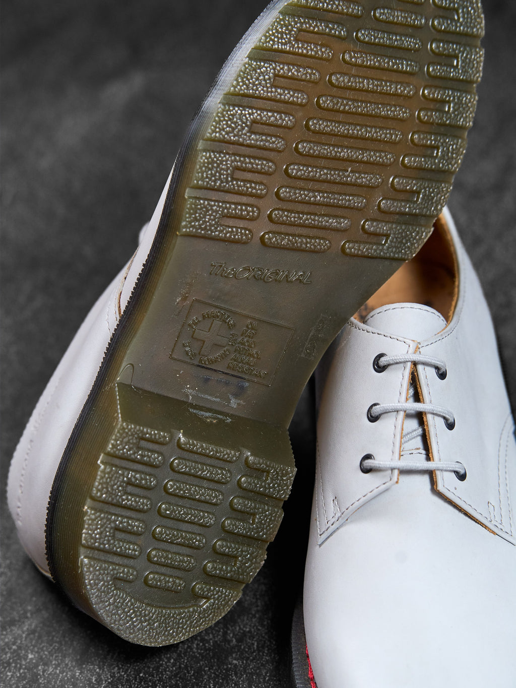 Raf Simons x Dr. Martens SS09 3-Eye Derby Shoes Bone UK 6.5