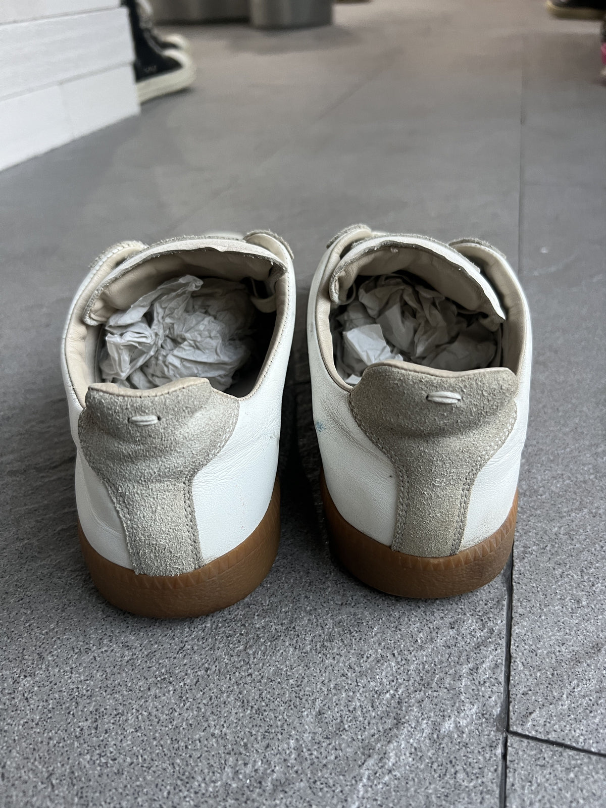 Maison Margiela Replica GAT White Grey Sneakers 41