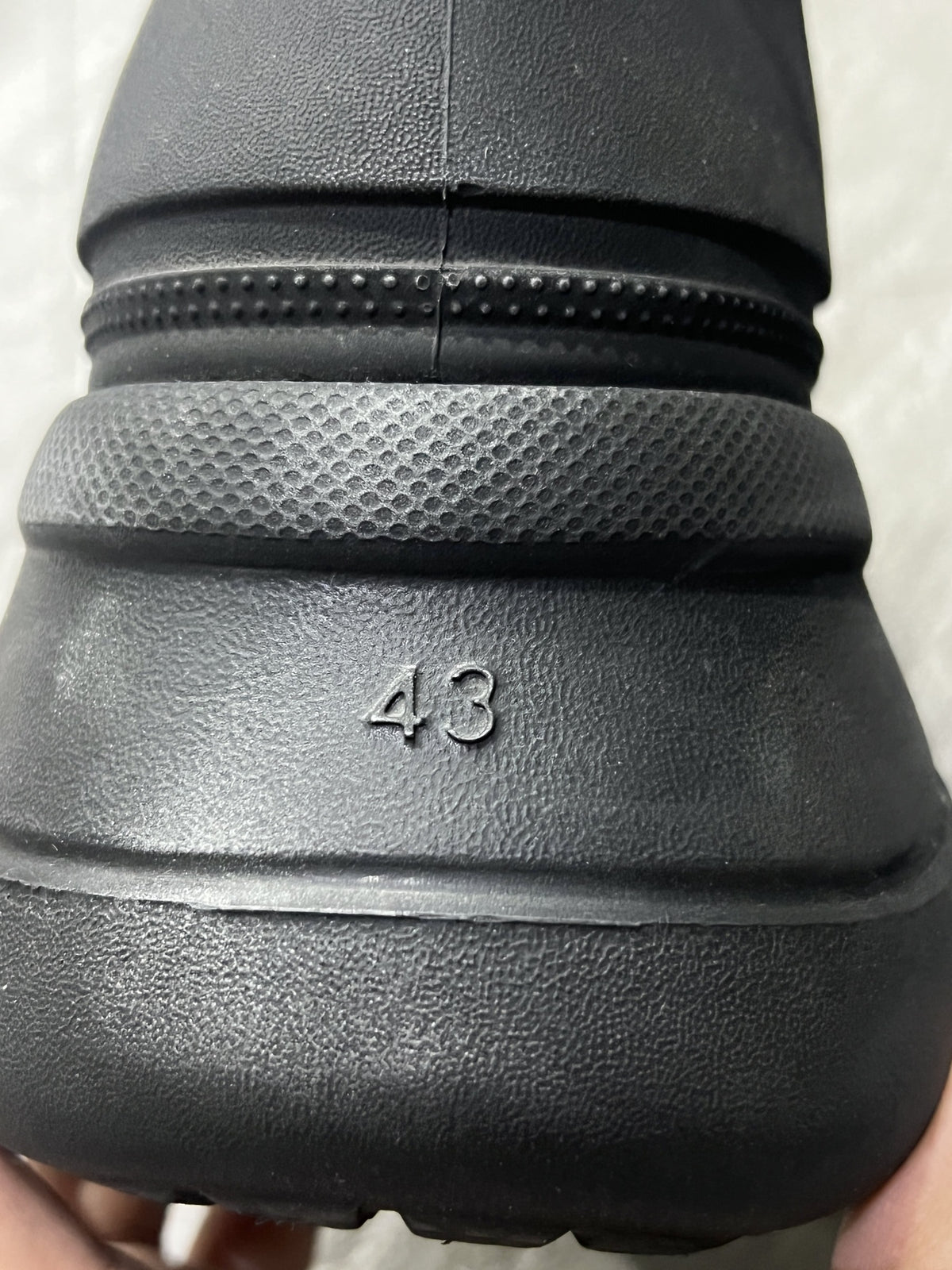 Balenciaga x Crocs Pouf Rain Boots Black Rubber EU 43