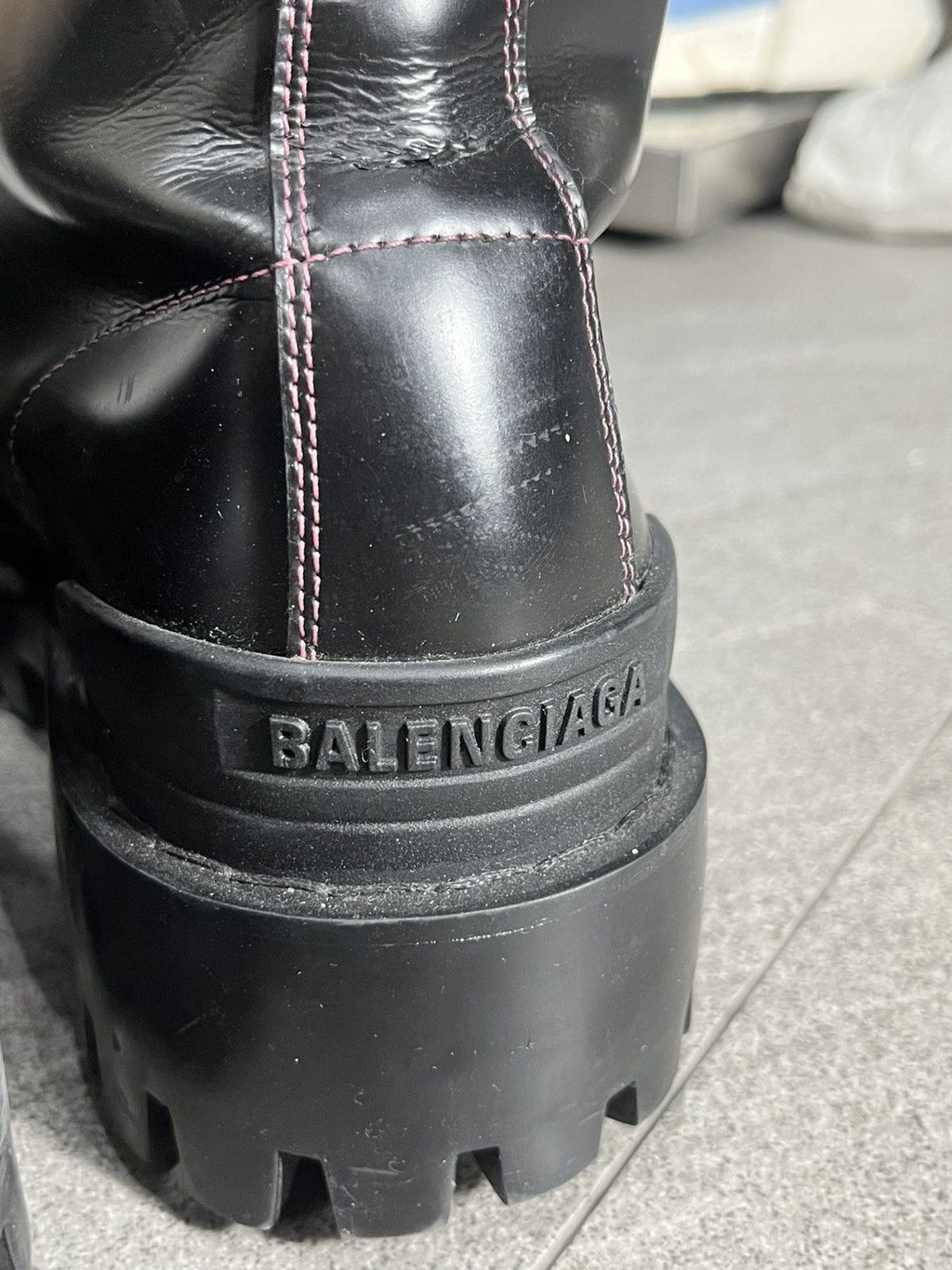 Balenciaga Strike Lace Up Boots EU39