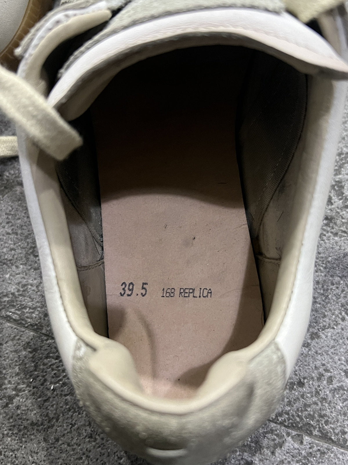 Maison Margiela White Grey/Beige Replica Sneakers EU 39.5