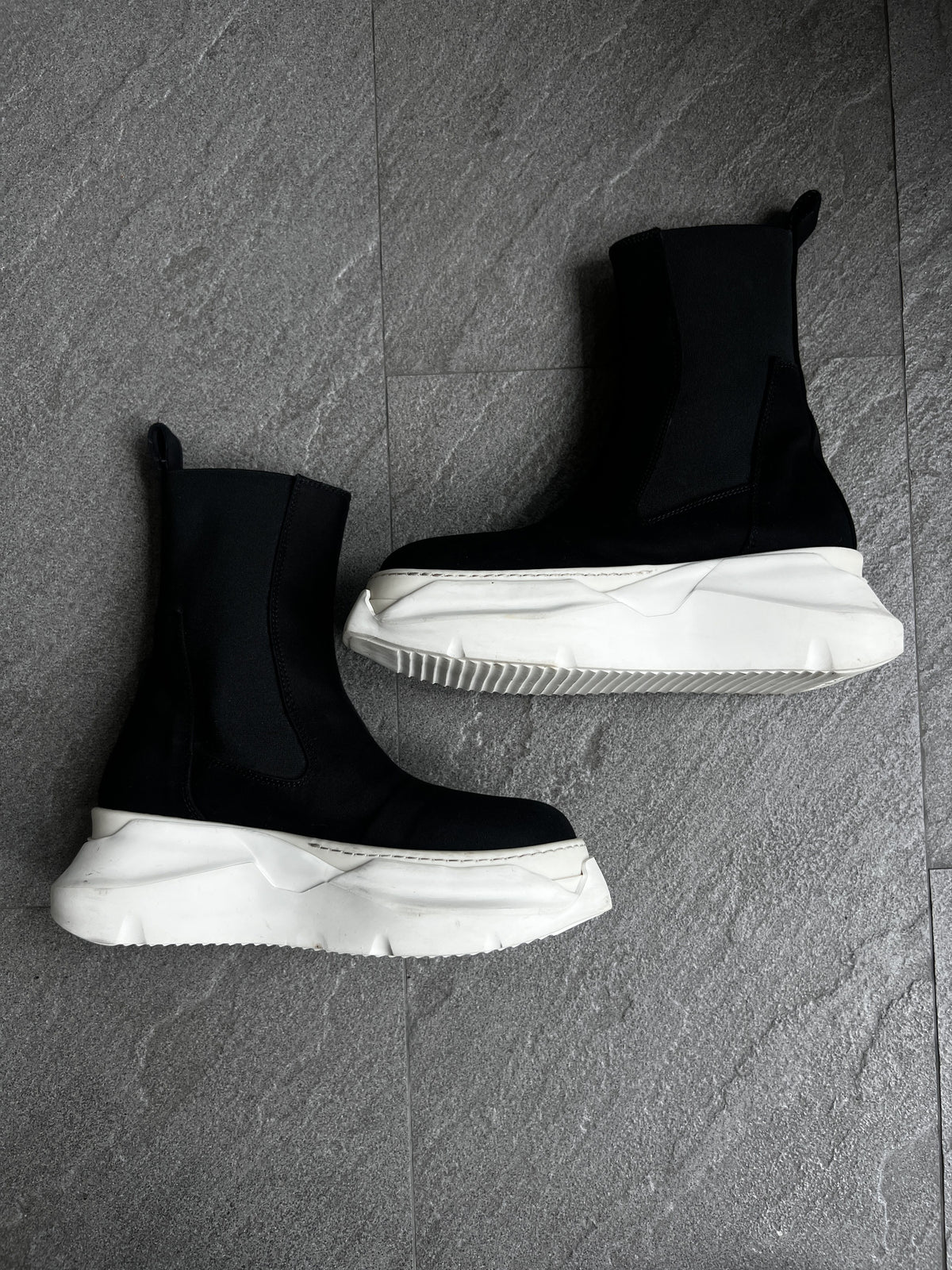 Rick Owens DRKSHDW Abstract Chelsea Boots EU38