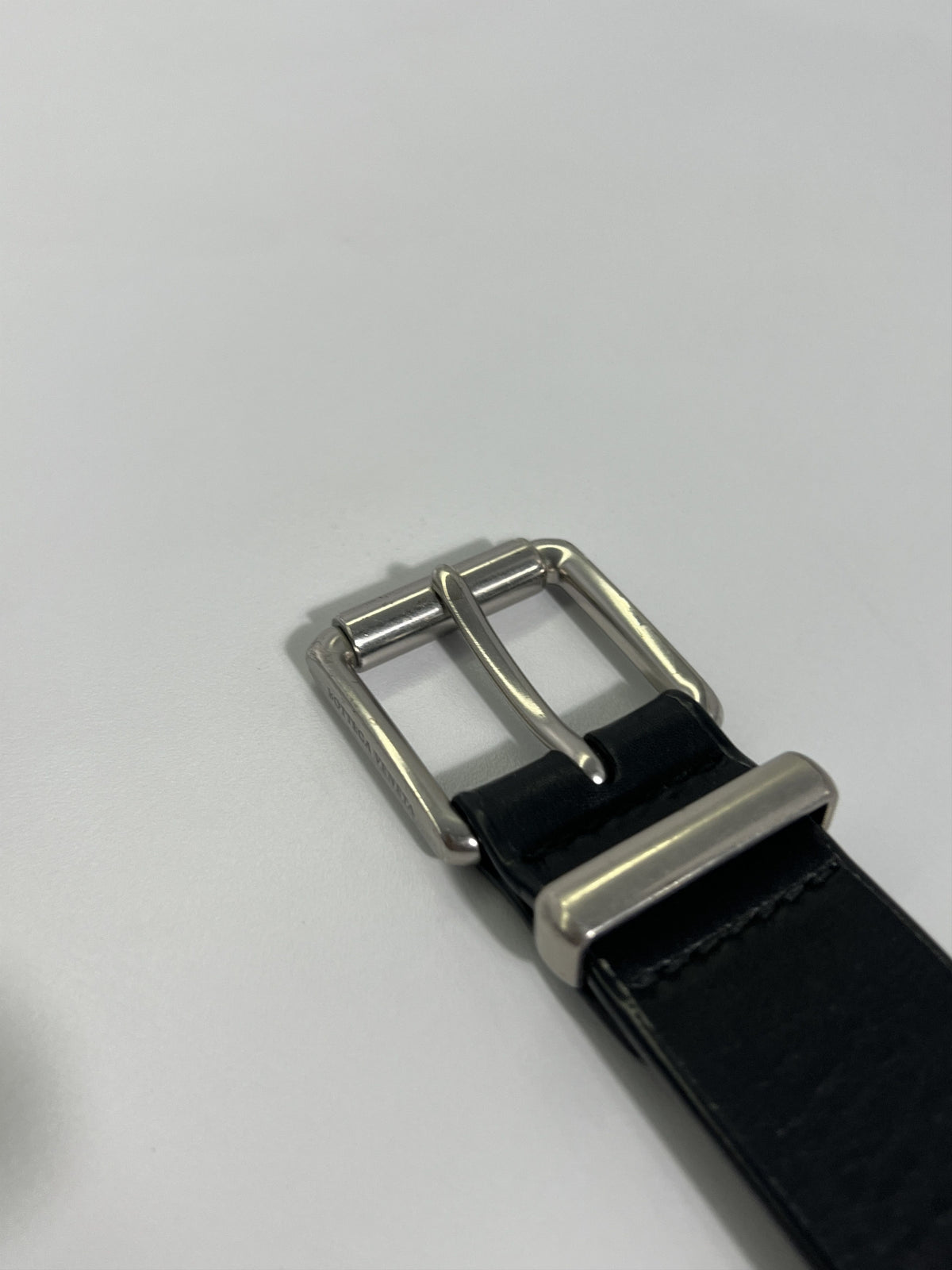 Bottega Veneta Studded Leather Belt Black 34inches / 85cm
