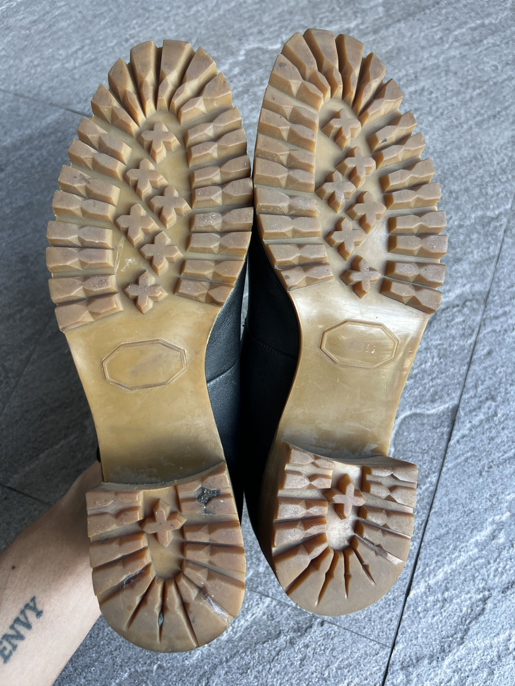 COMME des GARÇONS Leather Mary Jane Pumps JP23.5