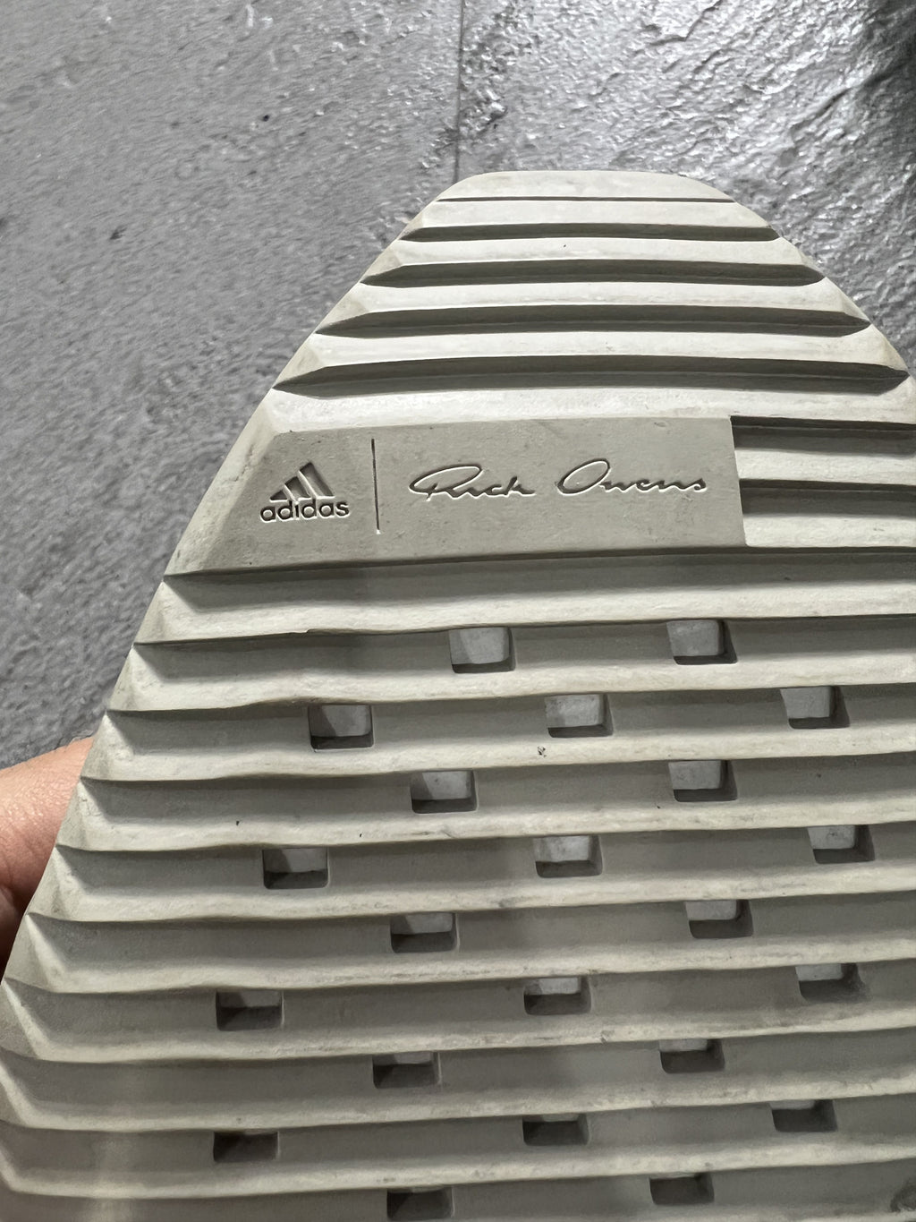 Rick Owens x Adidas Level Runner White Leather EU42