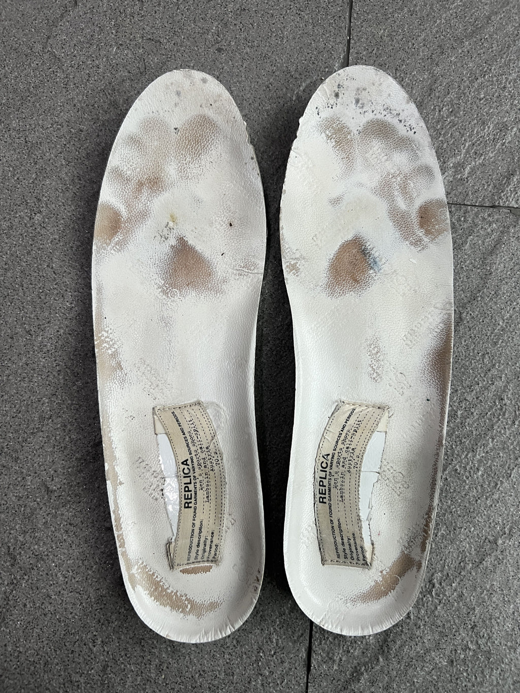 Maison Margiela Replica White Gum Sneakers 41.5