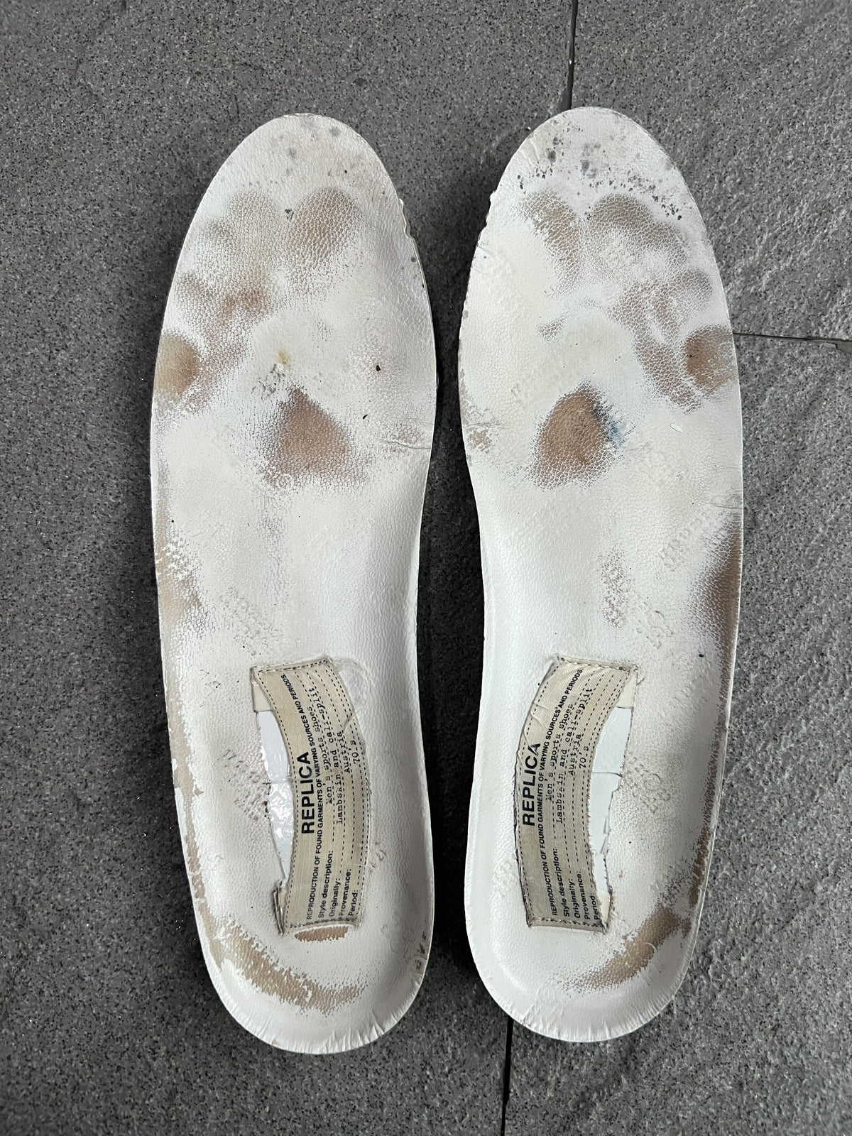 Maison Margiela Replica White Gum Sneakers 41.5