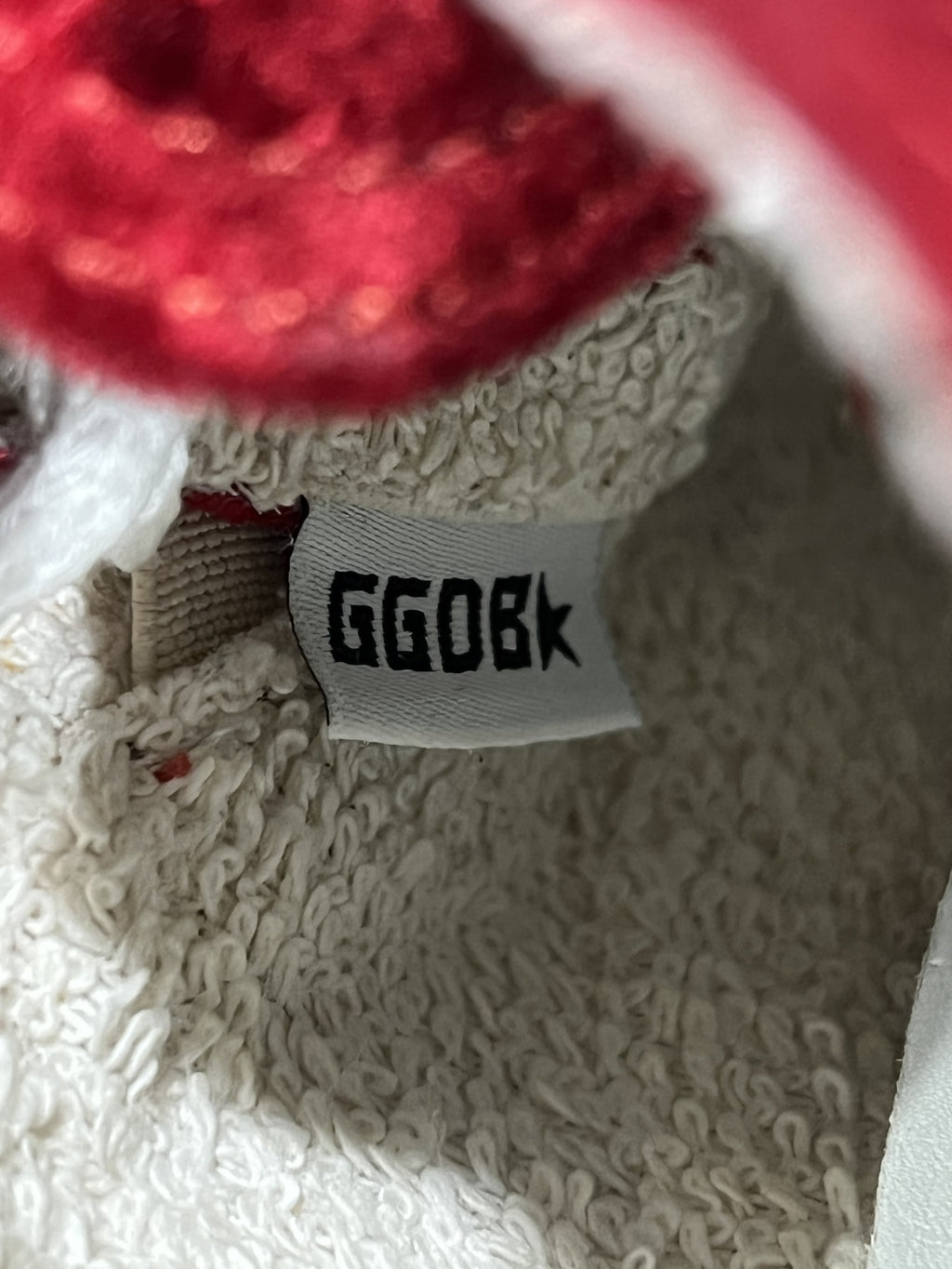 Golden Goose V-Star2 Red Velvet Low Top Size 36