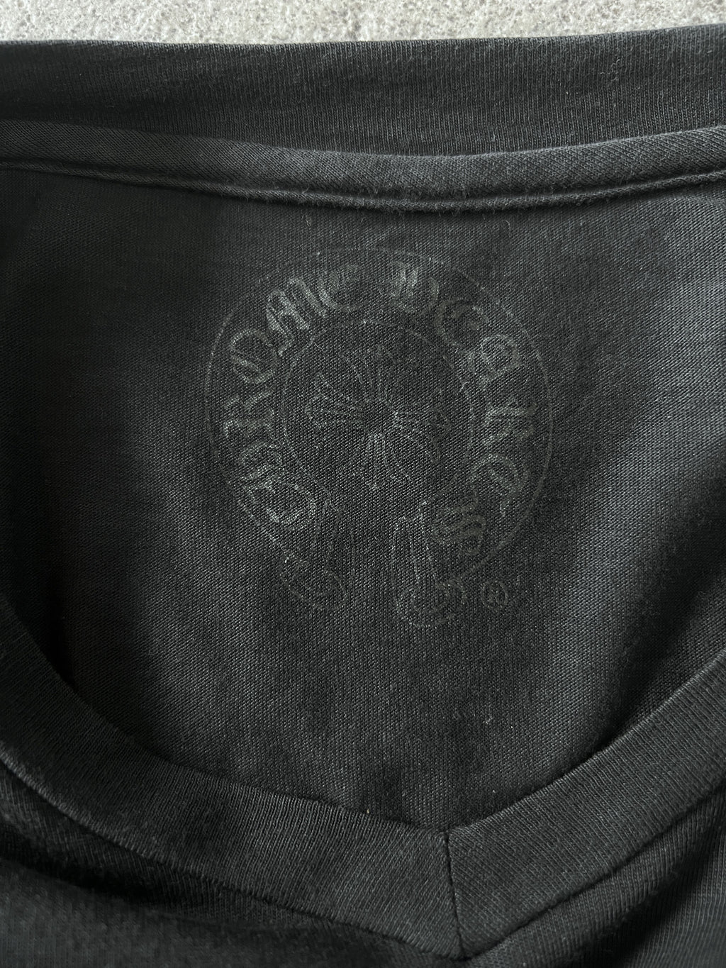 Chrome Hearts Fleur Pocket Logo V-Neck Tee Small