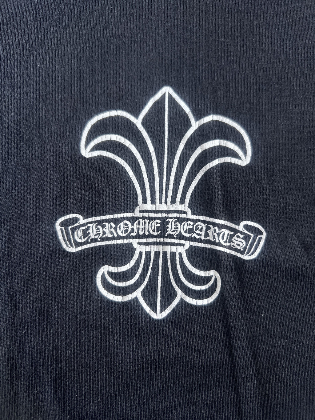 Chrome Hearts Fleur Pocket Logo V-Neck Tee Small