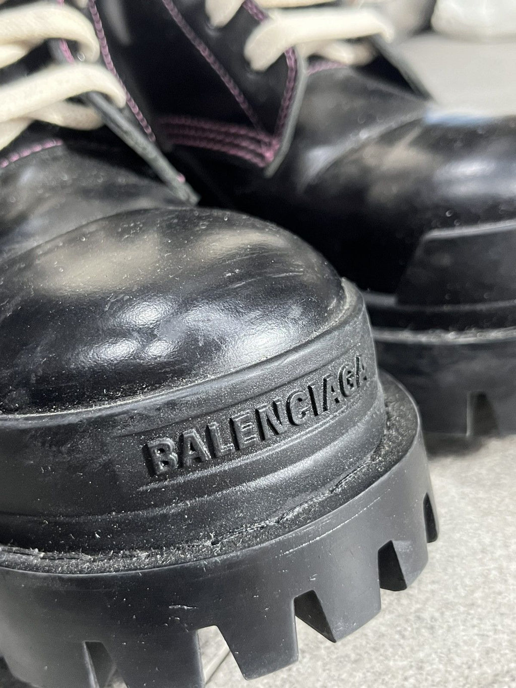 Balenciaga Strike Lace Up Boots EU39