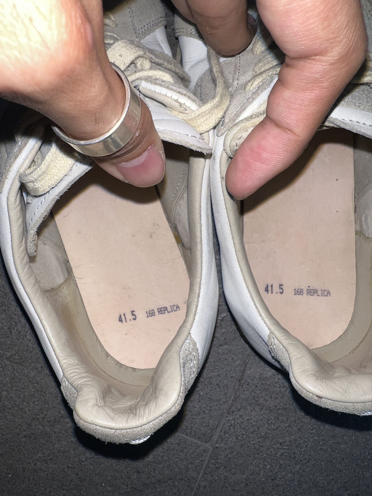 Maison Margiela Replica White Gum Sneakers 41.5