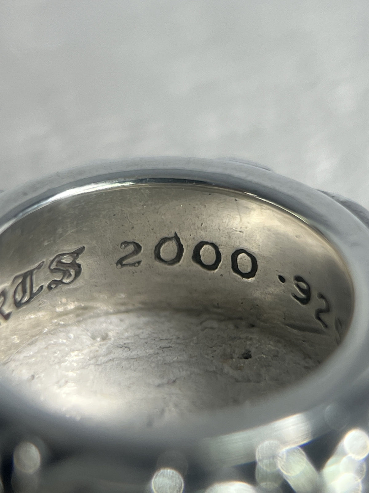 Chrome Hearts Eternity Vine Scroll Band Ring Size 47 / US4