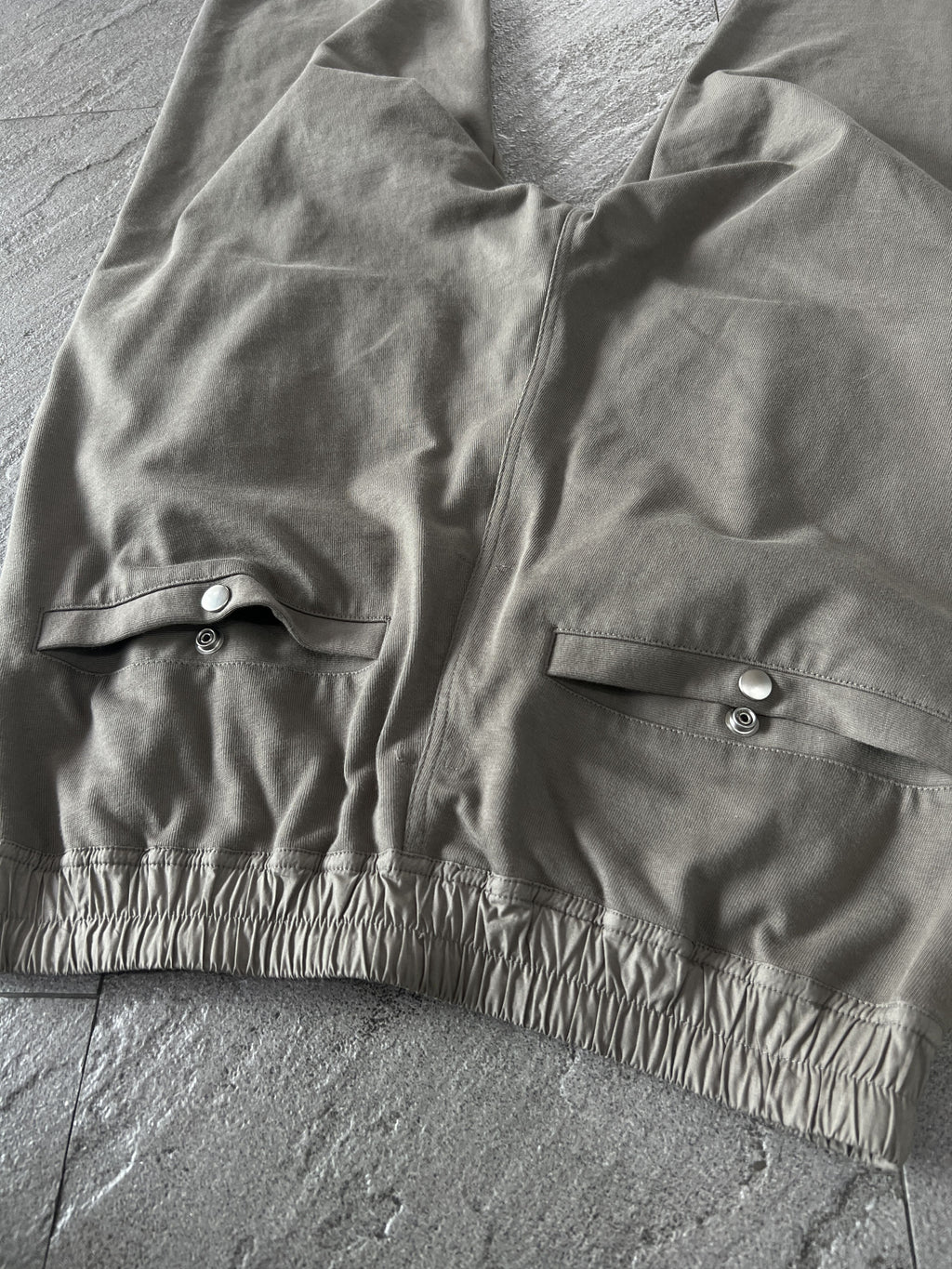 Rick Owens Sarouel Cropped Pants Dust Grey