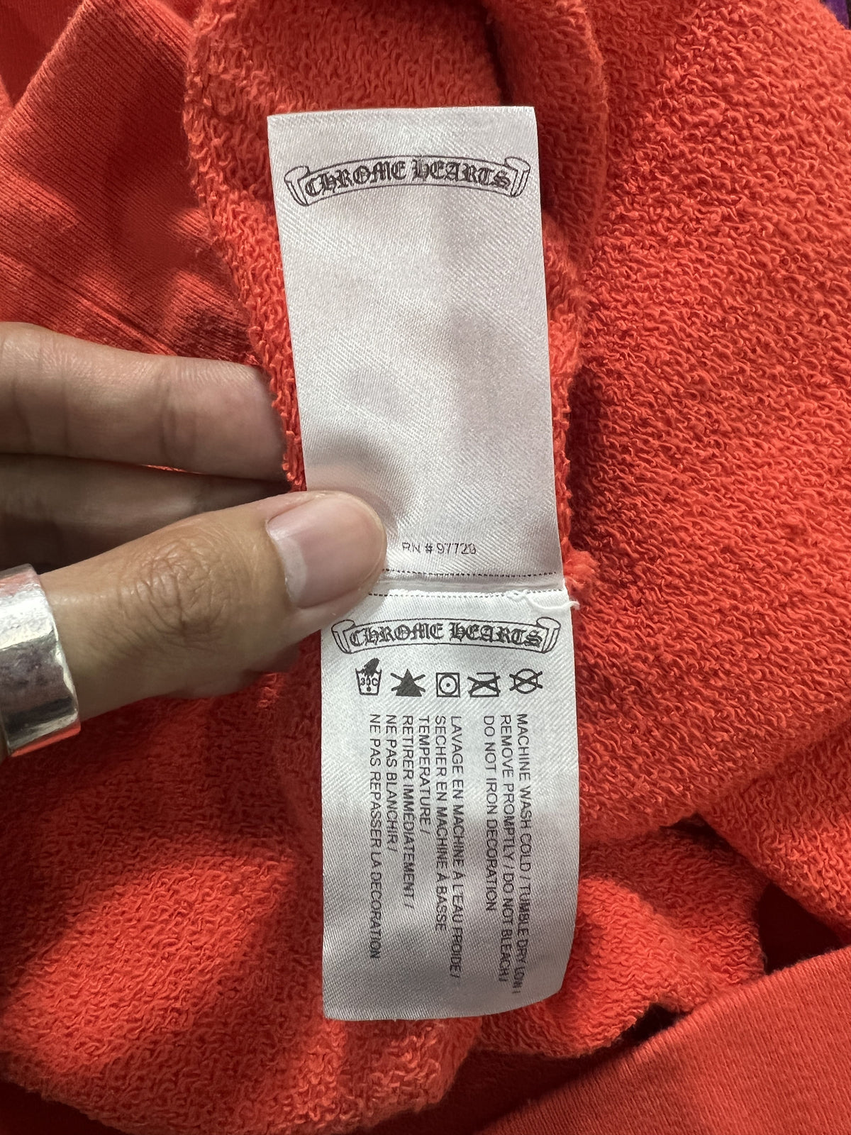 Chrome Hearts x Matty Boy Sadistic Lipstick Orange Hoodie M