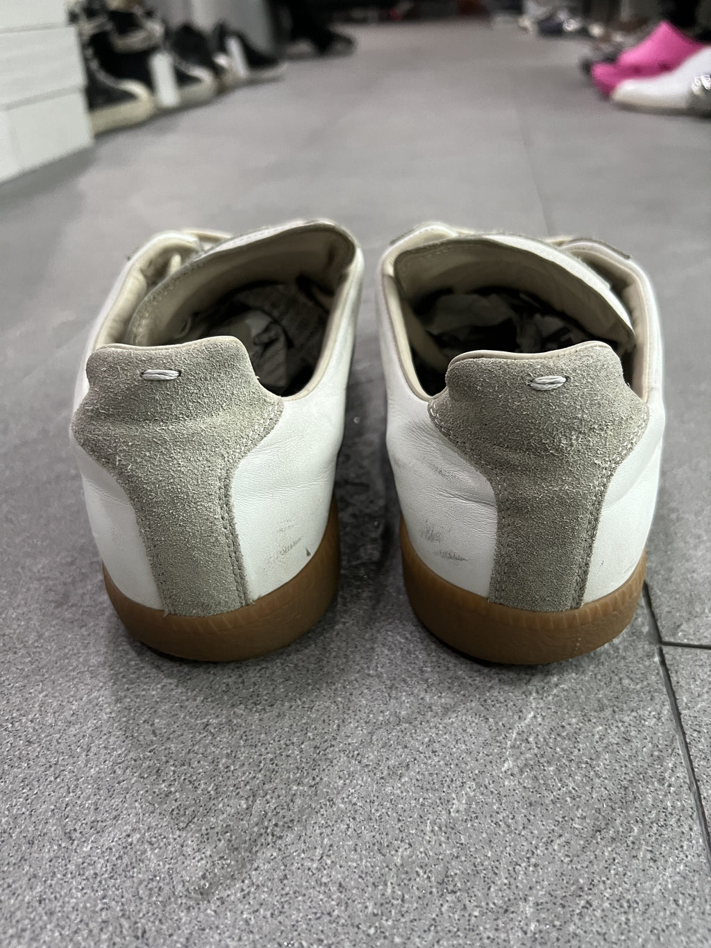 Maison Margiela Replica White Gum Sneakers 41.5