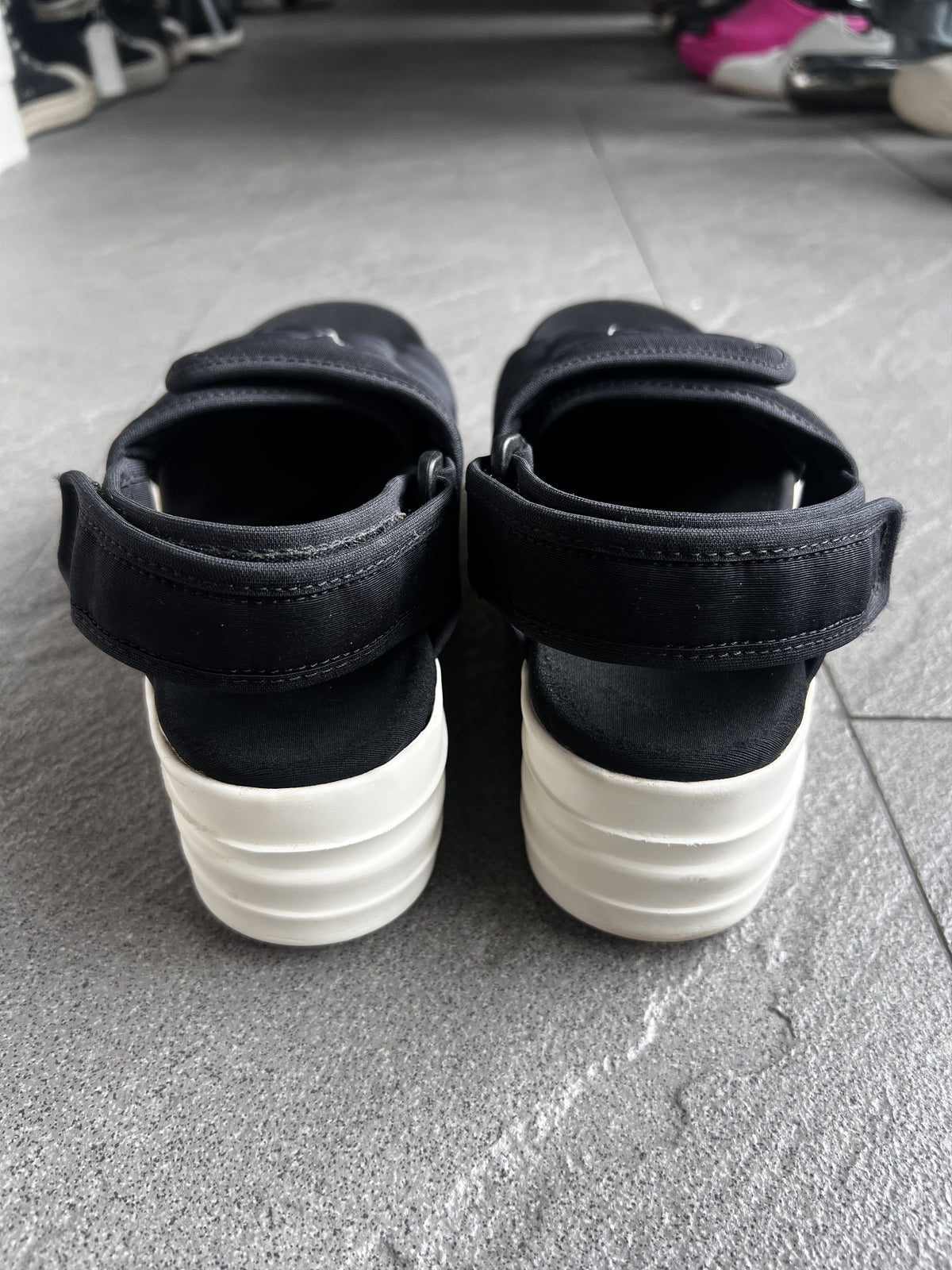 Rick Owens DRKSHDW Double Bumper Pentagram Sandals
