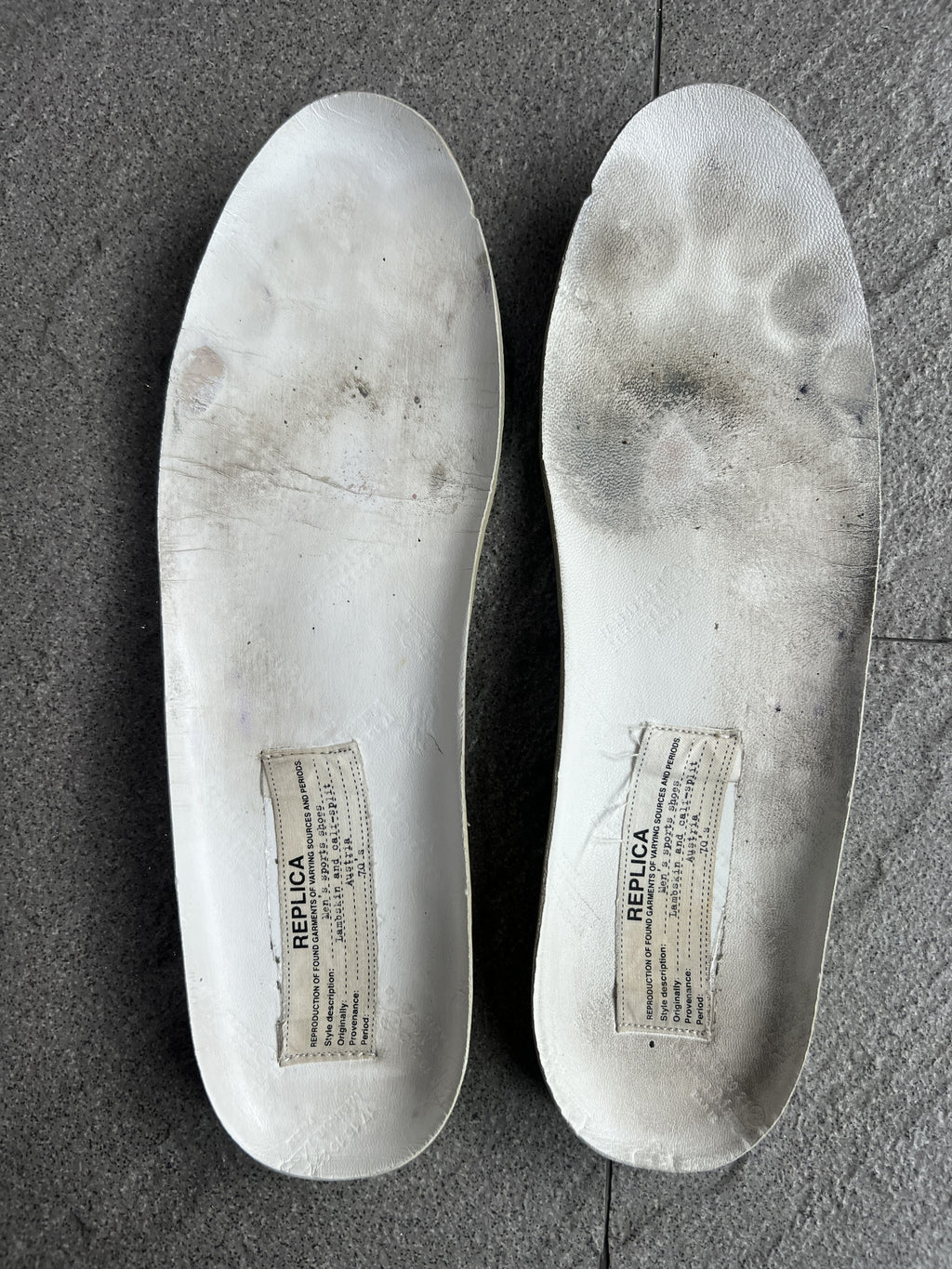 Maison Margiela Replica Leather Suede GAT Sneakers 41