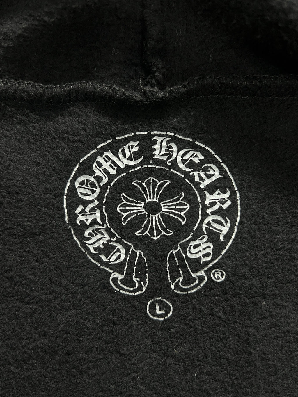 Chrome Hearts Foti Zip Hoodie Skull Wings Black L