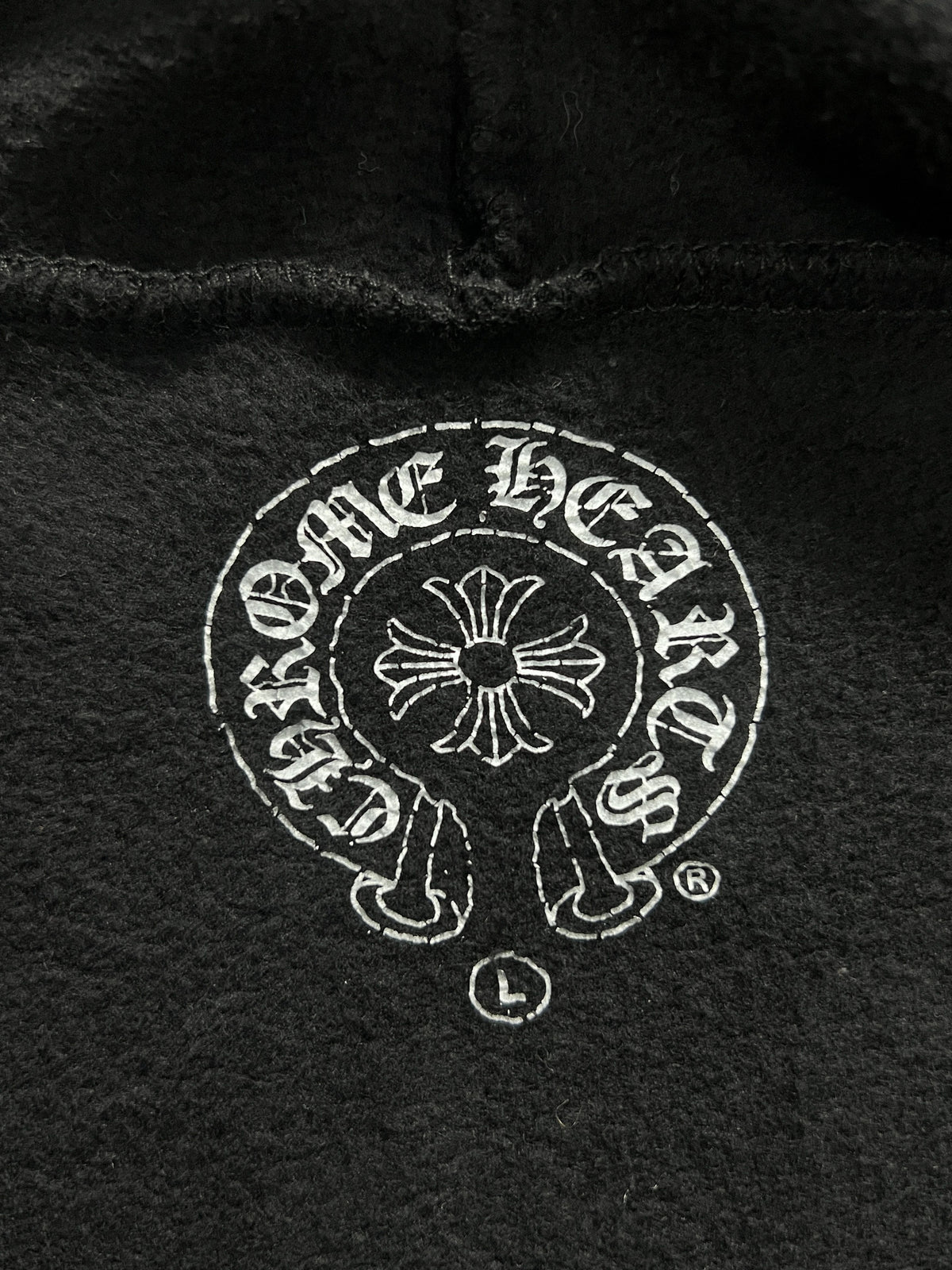 Chrome Hearts Foti Zip Hoodie Skull Wings Black L