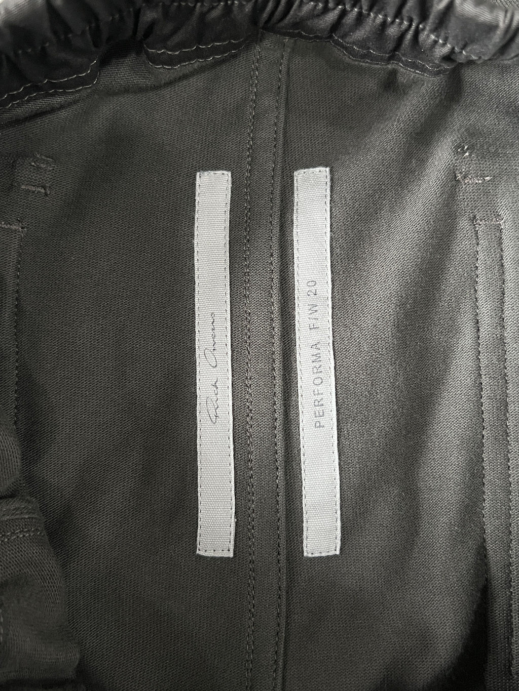 Rick Owens Mainline Performa Paneled Cargo Joggers