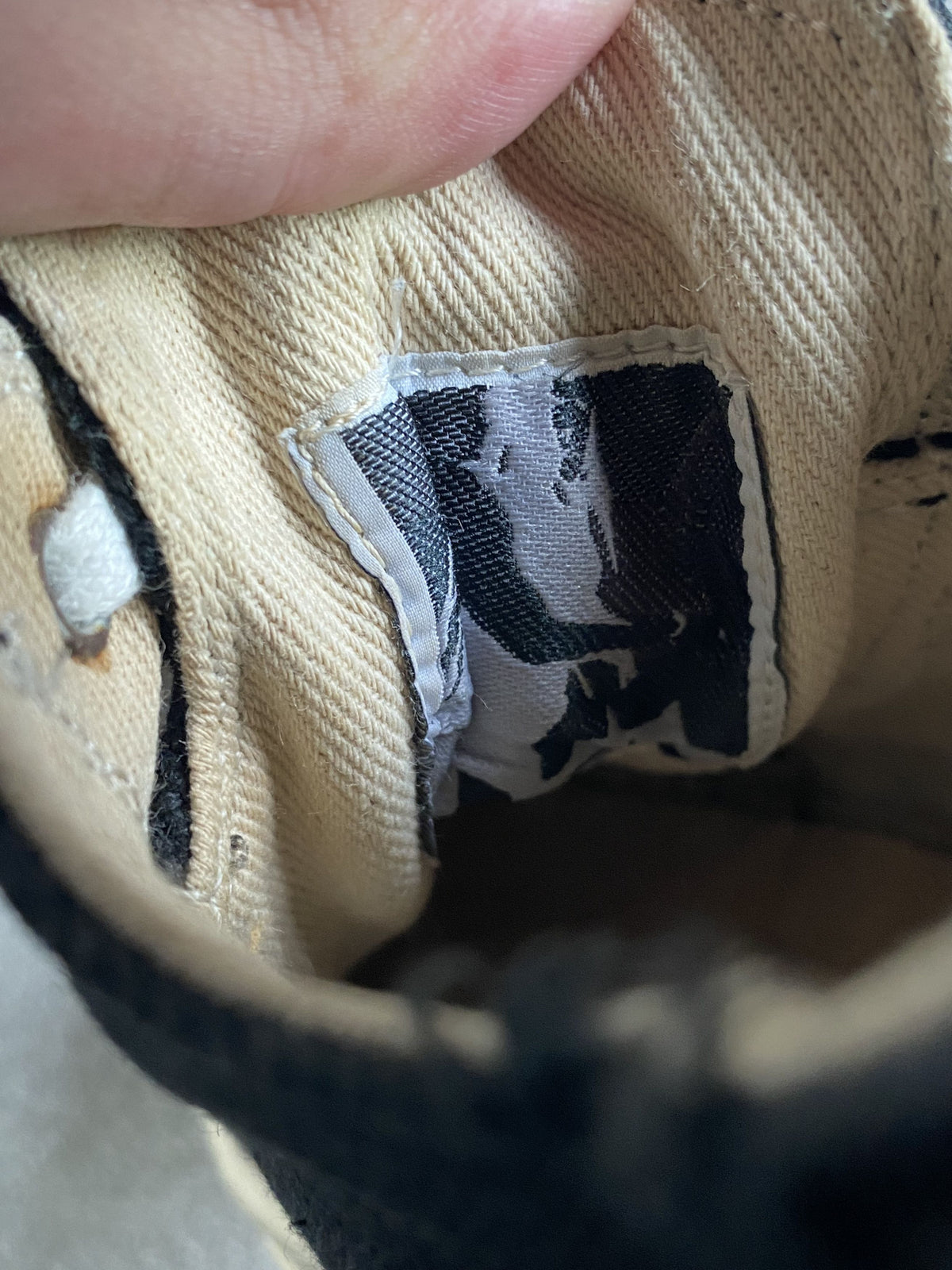Rick Owens DRKSHDW Low Ramones Black Canvas