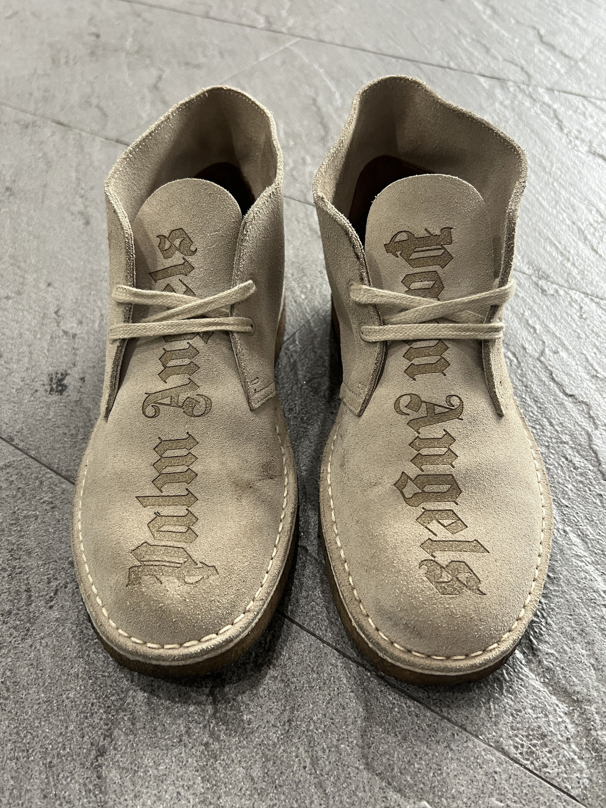 Palm Angels x Clarks Originals Logo Desert Boots US8