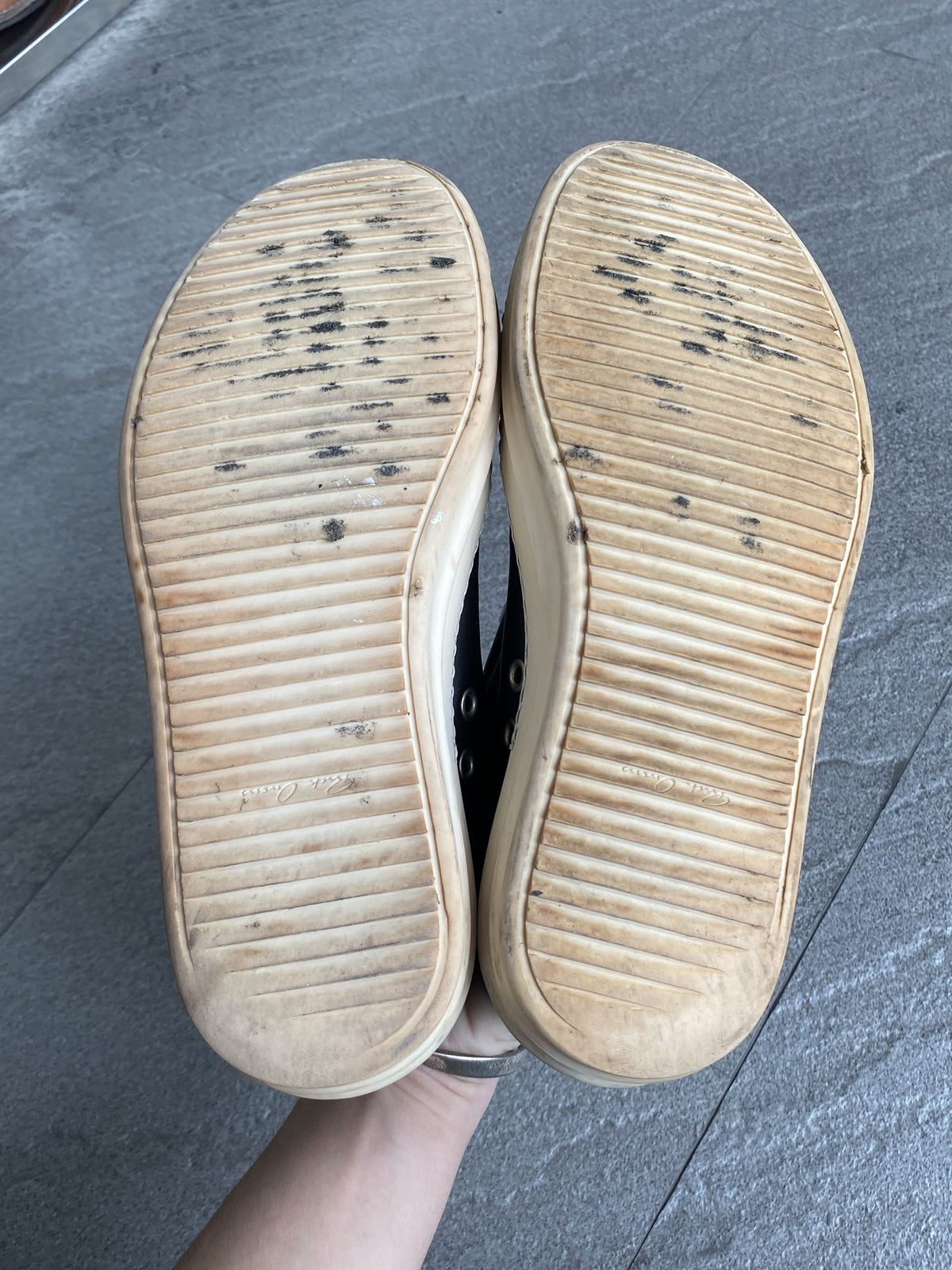 Rick Owens Low Sneaker Black Leather Milk Toe 39