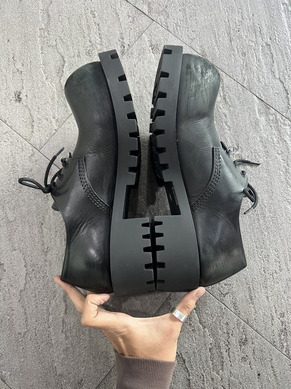 Balenciaga Hummer Derby Black EU 42
